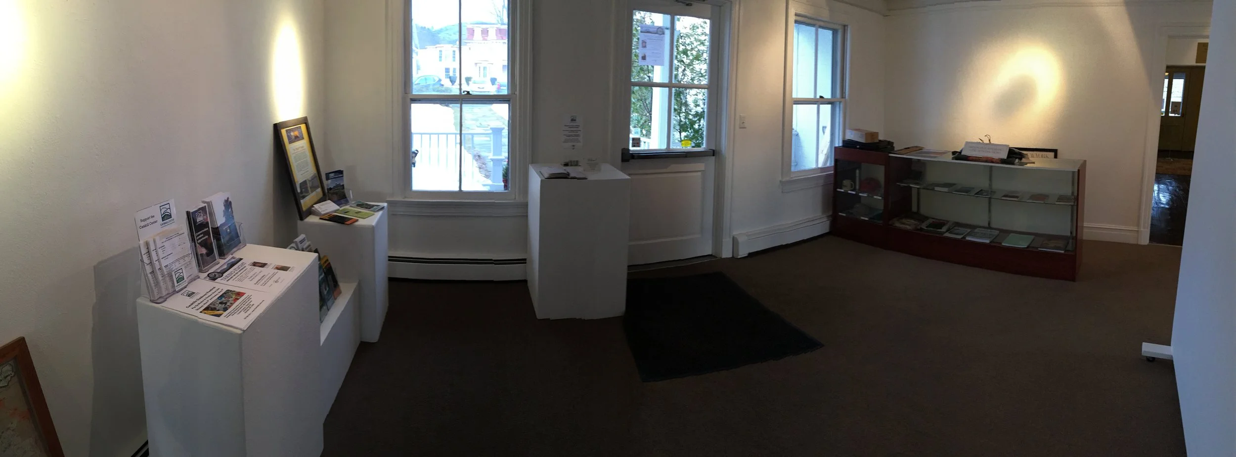 Information Center and Bookstore Taking Shape at the Erpf Center - Opening April 1st!