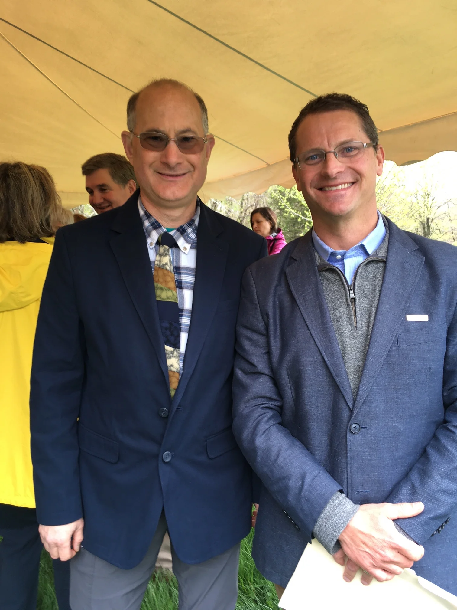 Michael Drillinger with Ethan Winter of the Land Trust Alliance