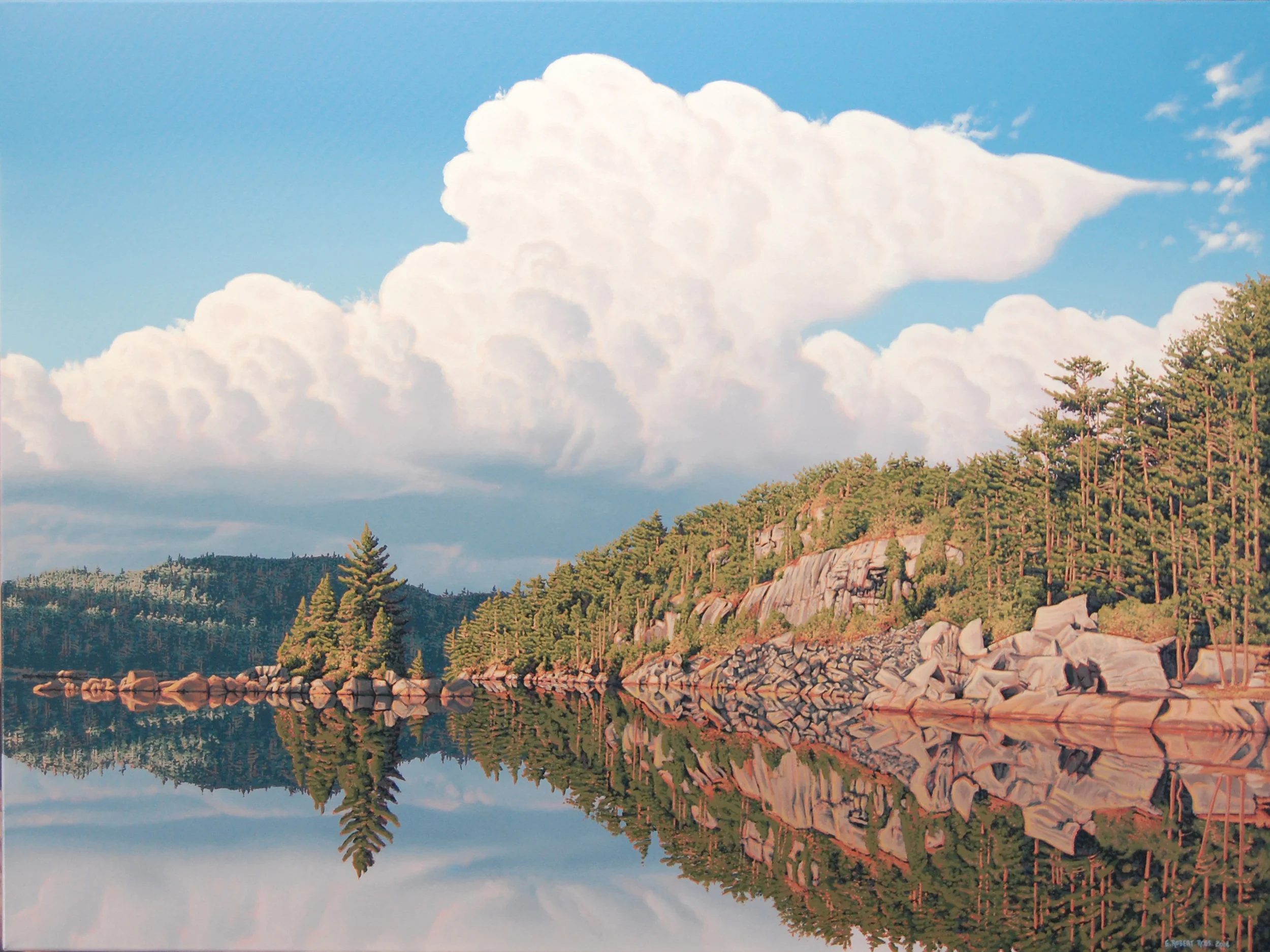 Painting by E. Robert Ross