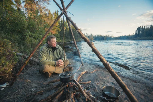 Ray Mears in Temagami, July 18