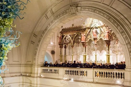 Primrose Hill Choir singing at the V&A Museum