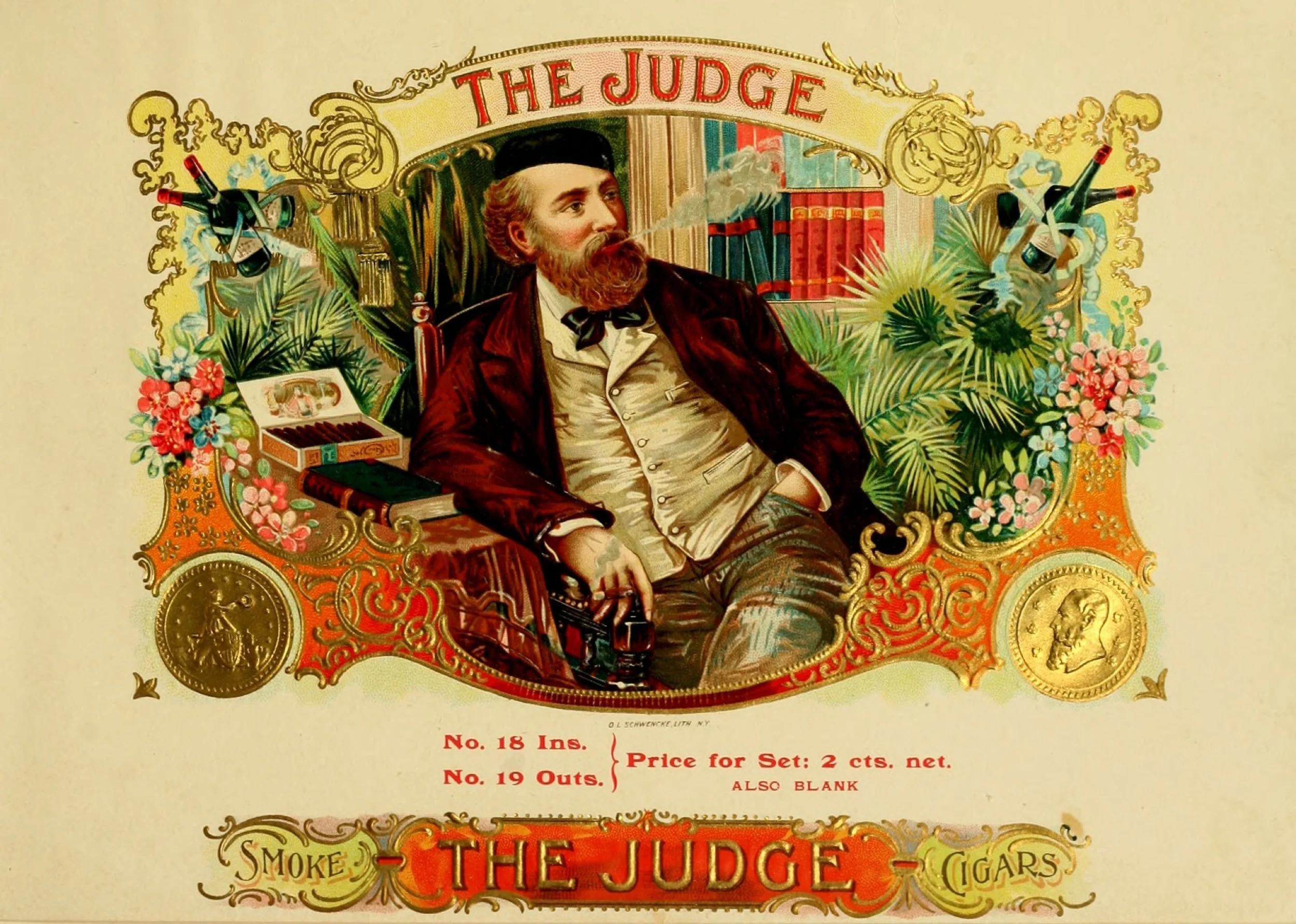 Cigar art was plentiful from the turn of the 19th century up until the first half of the 20th century. Many anonymous artists are still anonymous to this day.