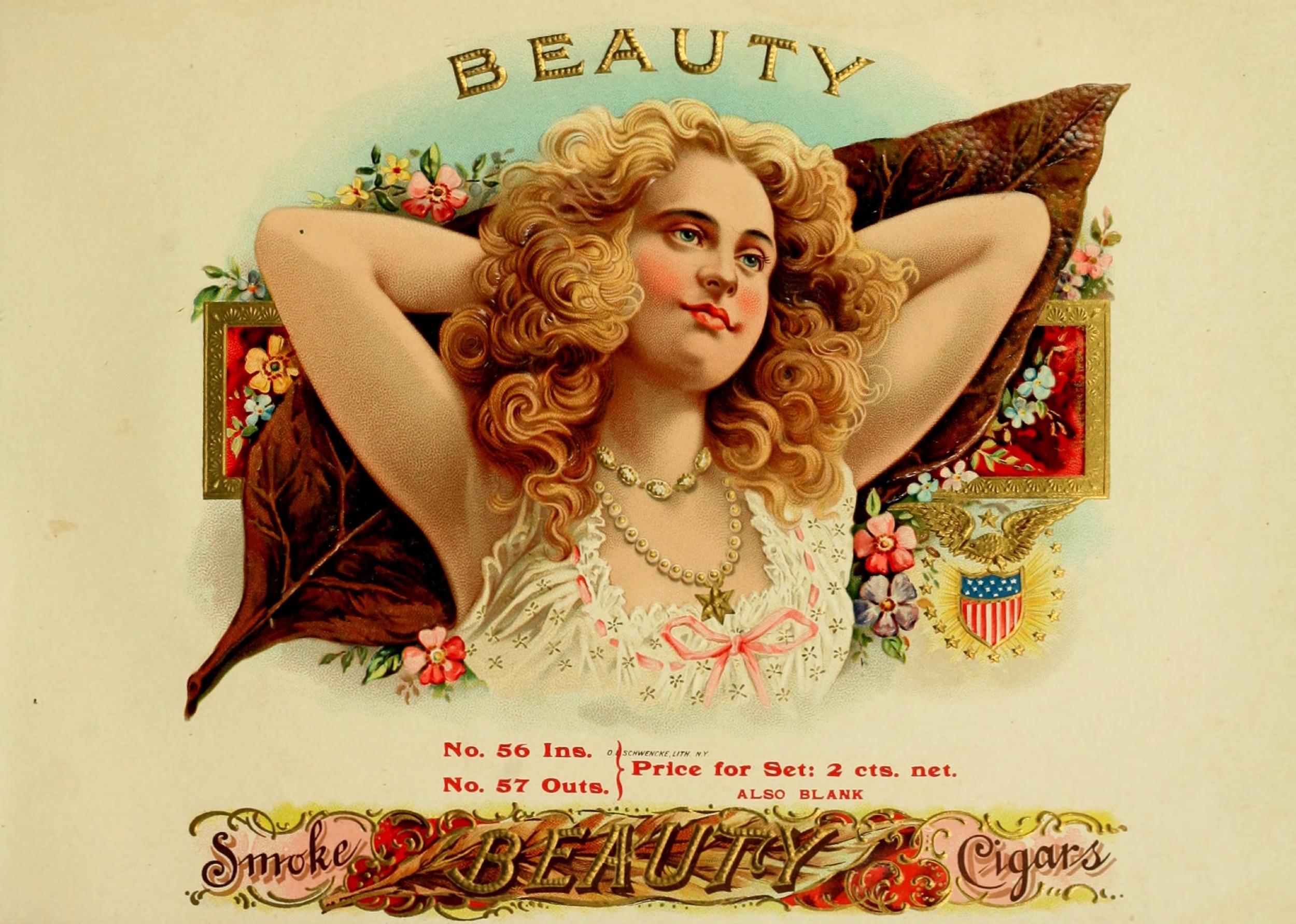 Name brand marketing with smoke art and attractive imagery began to take off with the introduction of cigar box art