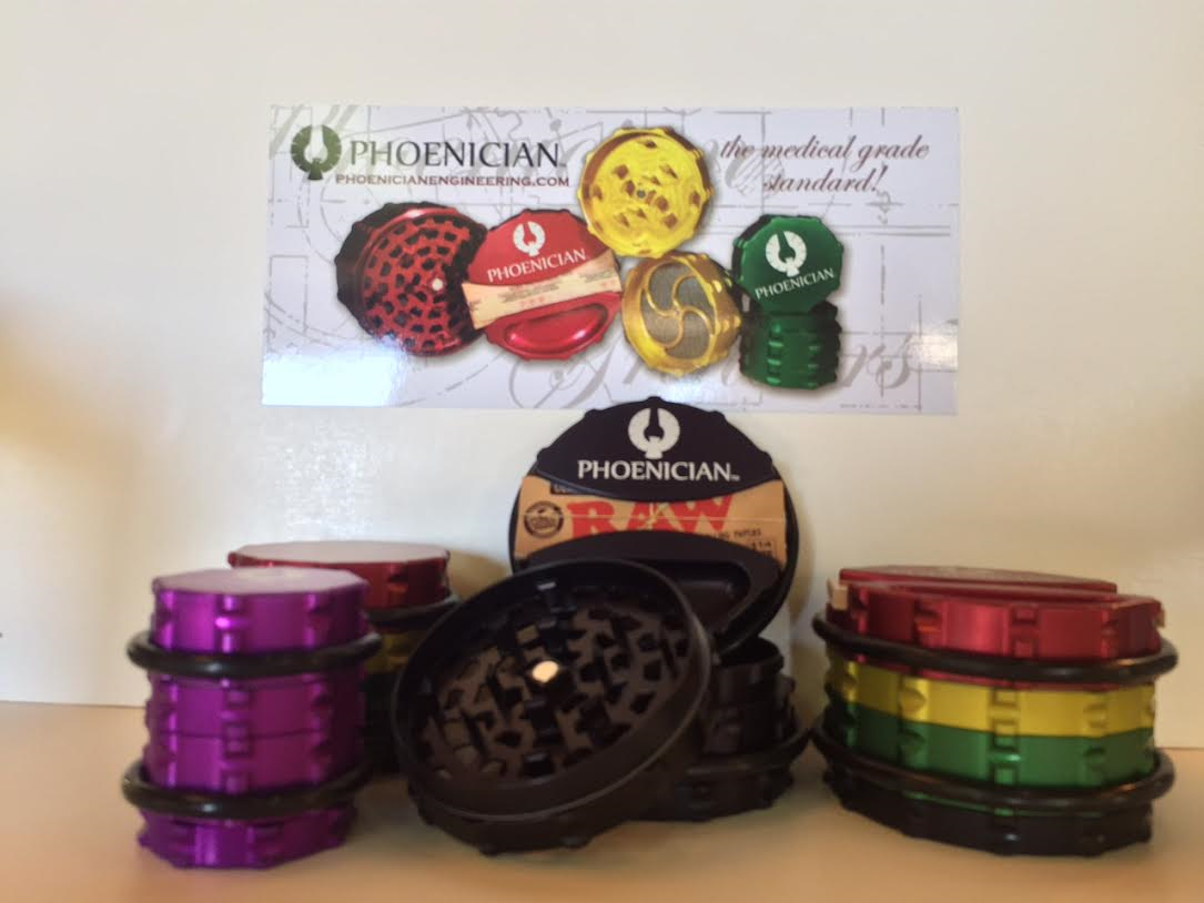 Phoenician grinders have a colorful look that stands out among other grinders