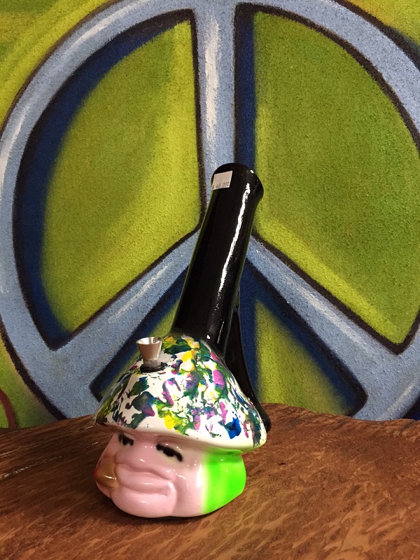 Mushroom Head Ceramic Water Pipe