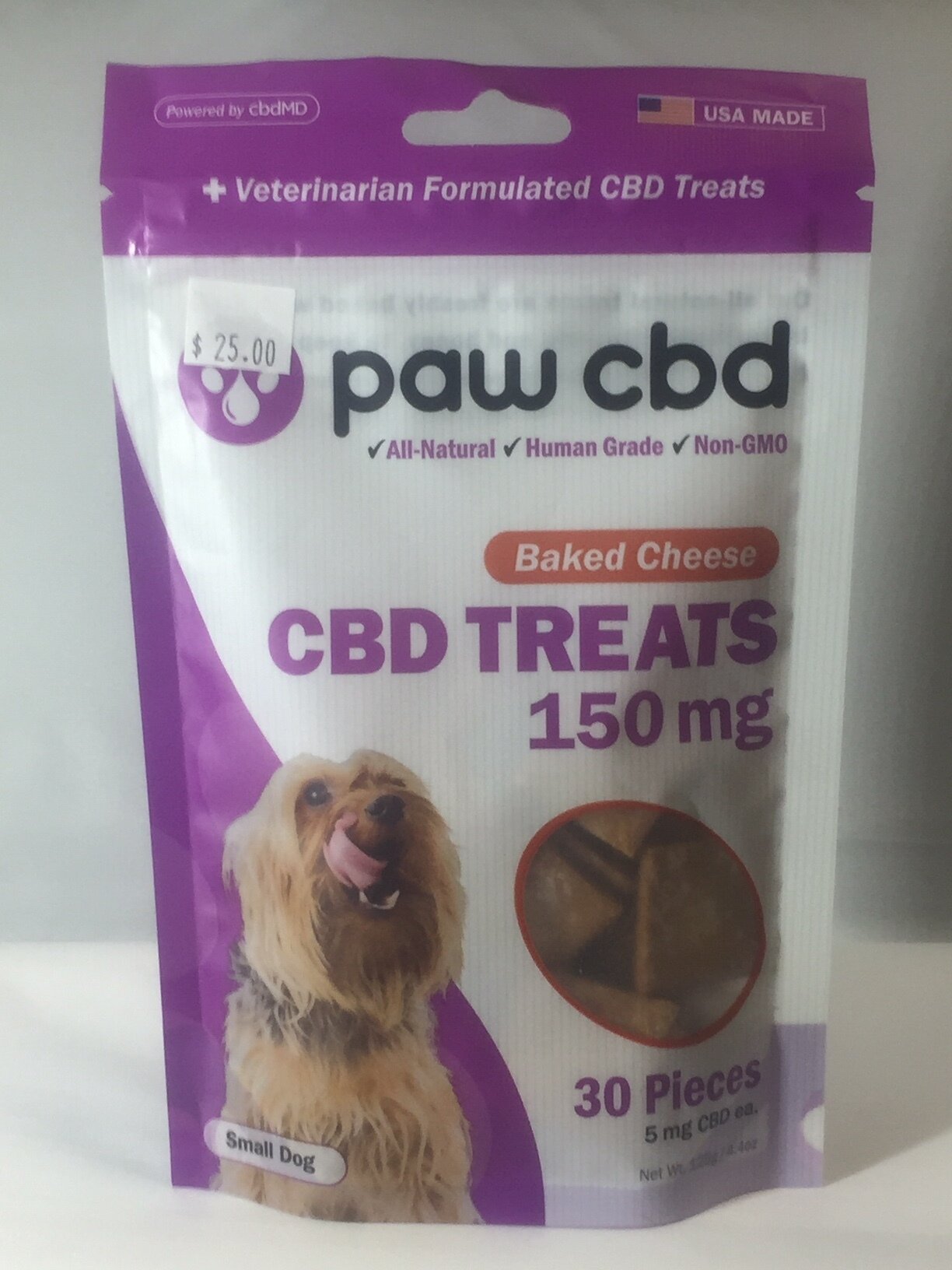 Paw CBD baked cheese cbd treats for dogs.JPG