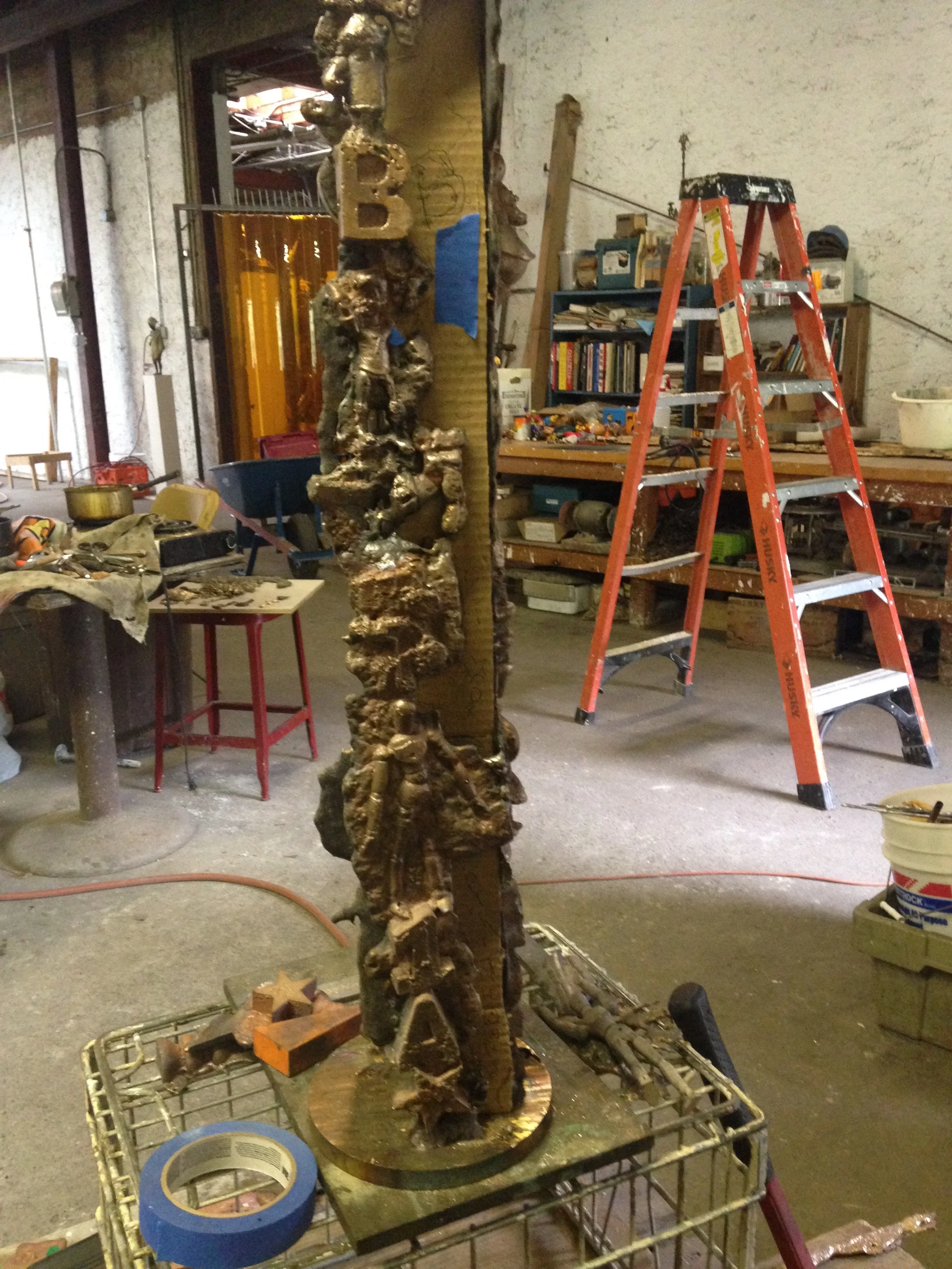 The beginning of the Toy Tower Totem