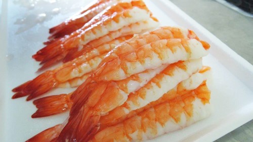  Freshly processed Crane Bay® Ikejime Sushi Ebi