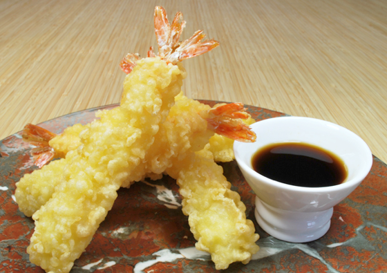  Tezukuri® Tempura Shrimp served with traditional dipping sauce. 