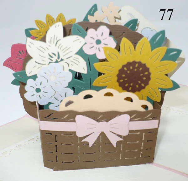 Flower greeting cards