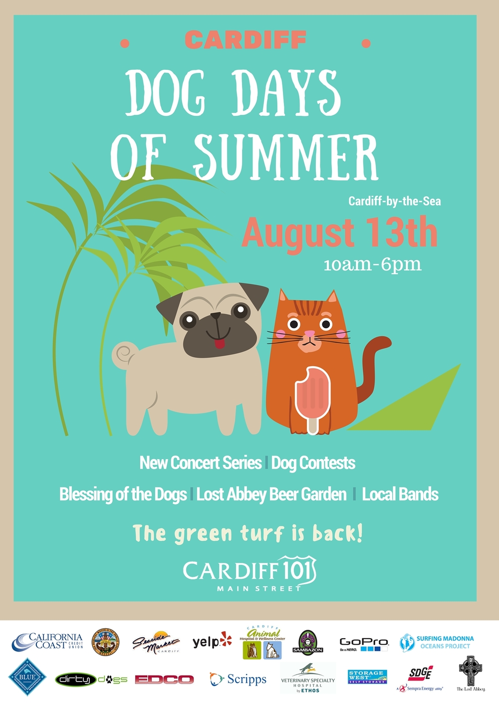 Cardiff Dog Days of Summer — Cardiff 101 Main Street