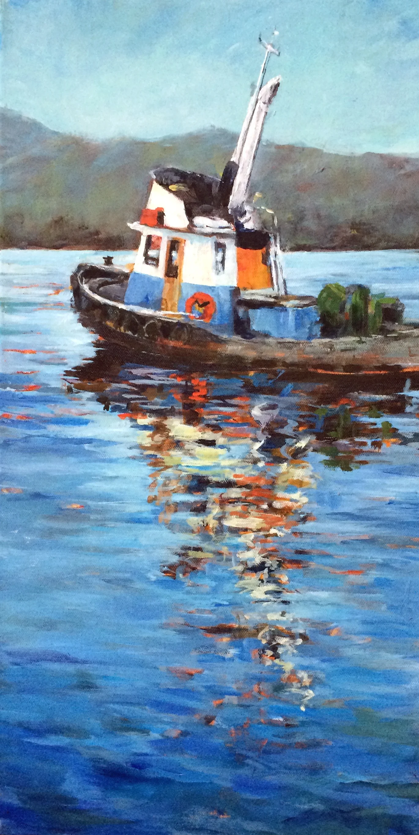 Going Home, Acrylic, 24x12