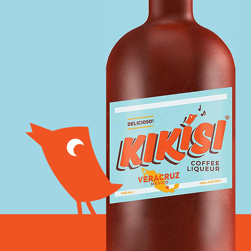 Helped the team at Flotsam & Jetsam develop the  Kikisi Coffe Liqueur  packaging for total wine. The little whistlin’ bird was a joy to create and adds a ton of personality to a delicious coffee brand.