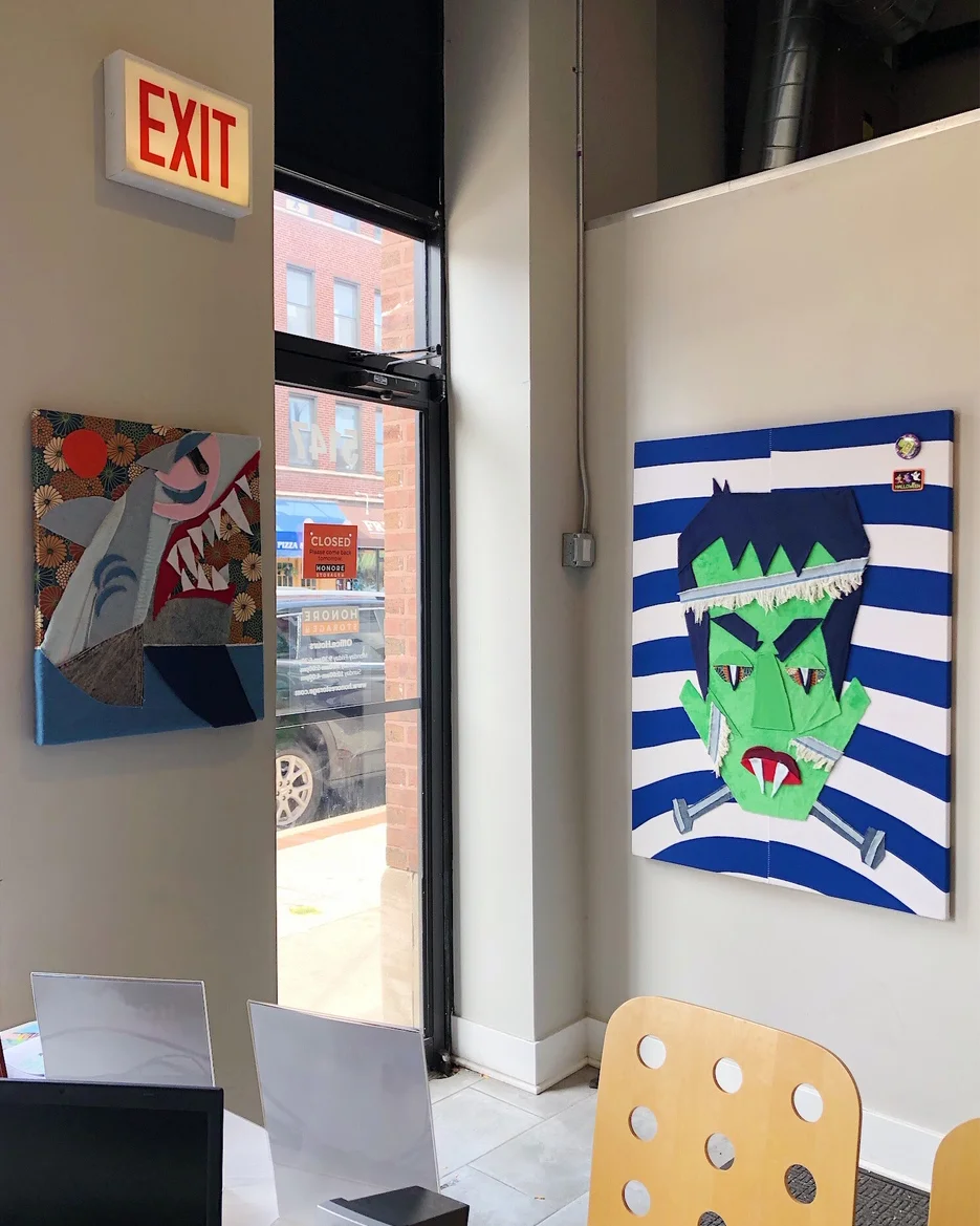 Haunt Couture ( installation at Honore Storage ) September 16 - 29, 2019 Andersonville Arts Week , Chicago IL