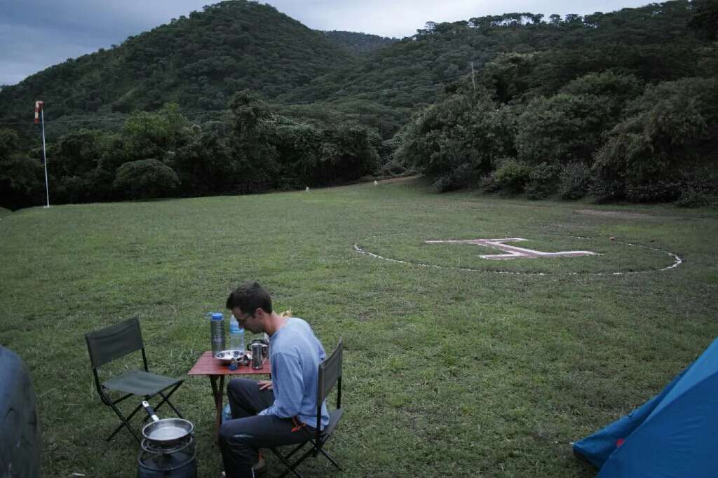 Camp at Utengule. Photo: K. Fleurial