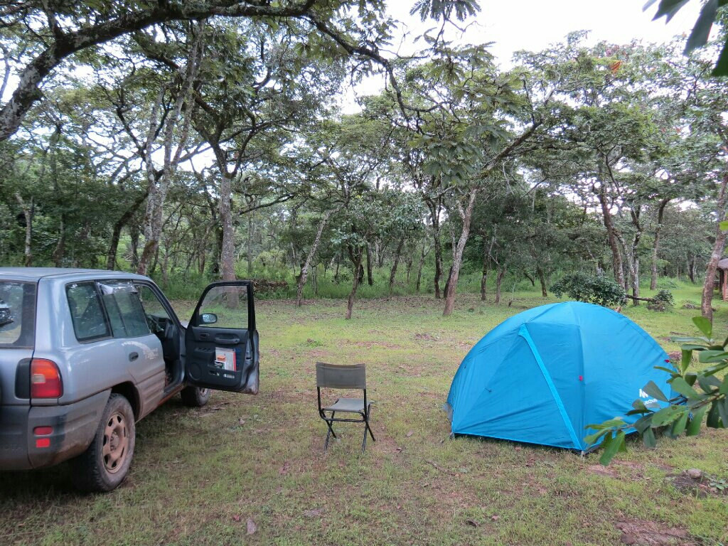 The hidden puddle campsite at Chimfunshi.