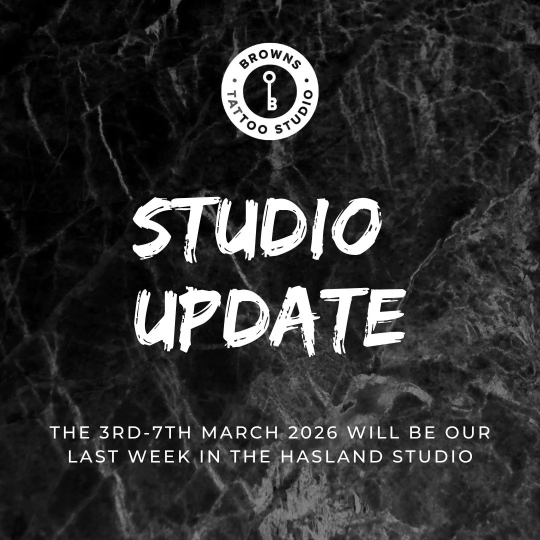 So people, this will be our last week in the Hasland Studio 3rd to the 7th March. We still have availability in February and a few days in the last week in march at the Hasland studio. 

Remember we are not closing the business, just relocating to a 