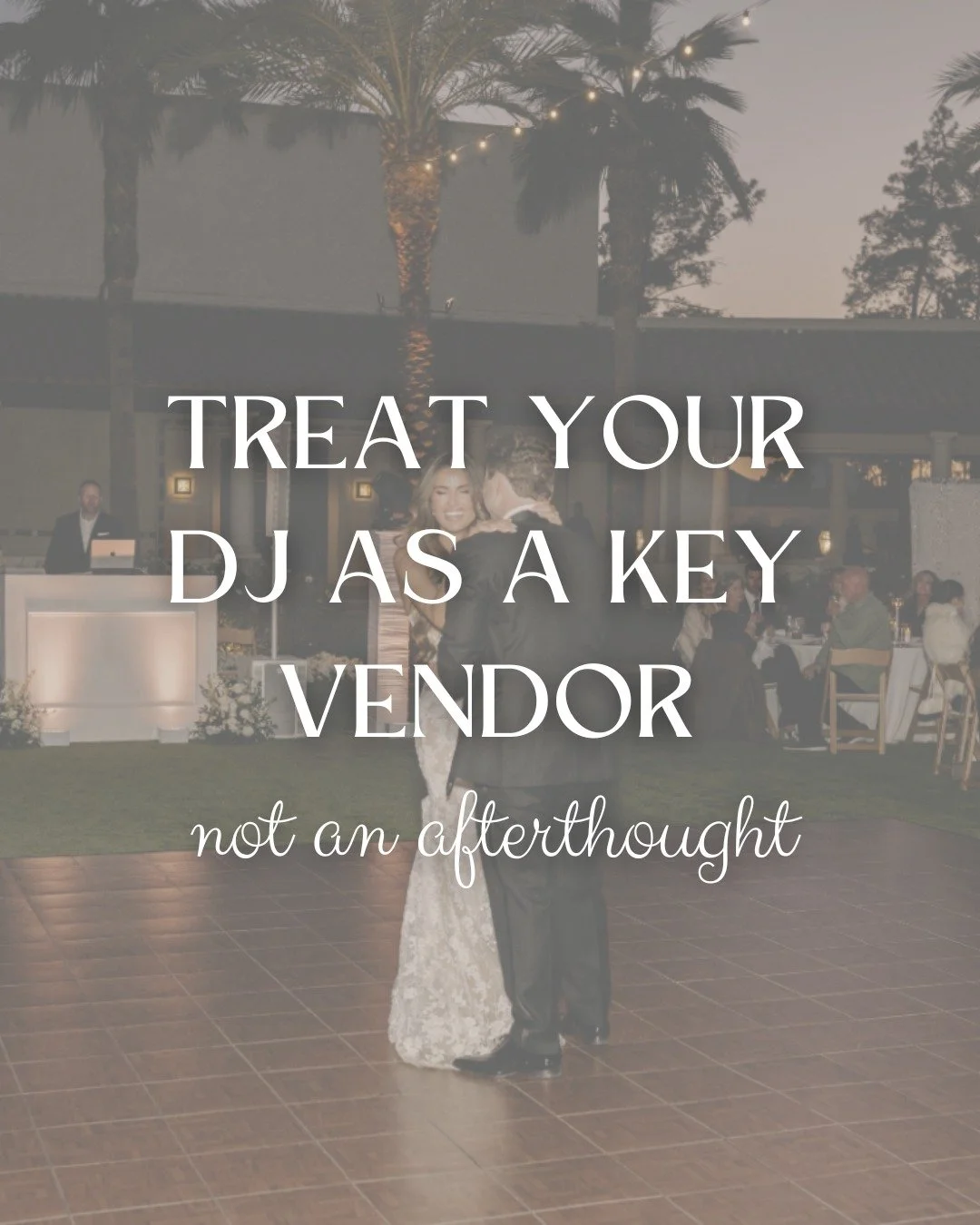 You won&rsquo;t remember the color of the napkins.
Your guests won&rsquo;t remember the charger plates.
But they will remember the moment the dance floor exploded.
They&rsquo;ll remember screaming the lyrics with their friends.
They&rsquo;ll remember