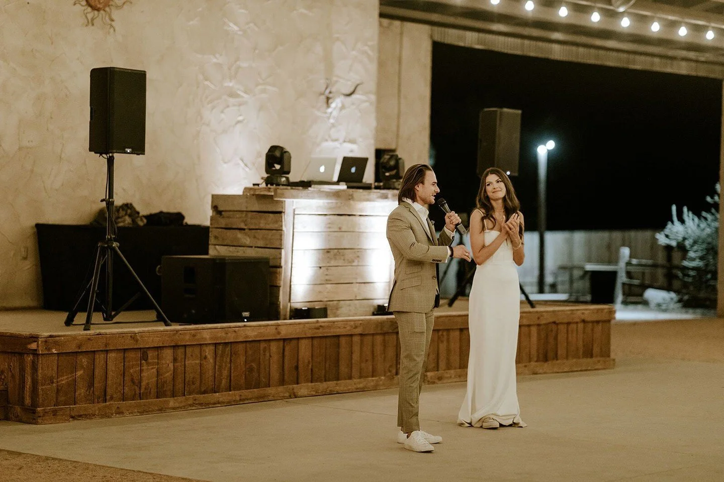 Refined meets rustic.
Our handcrafted rustic booth is designed for barn weddings, mountain venues, and outdoor celebrations across Arizona and Colorado.
It complements wood textures, greenery, desert landscapes, and candlelit receptions &mdash; while