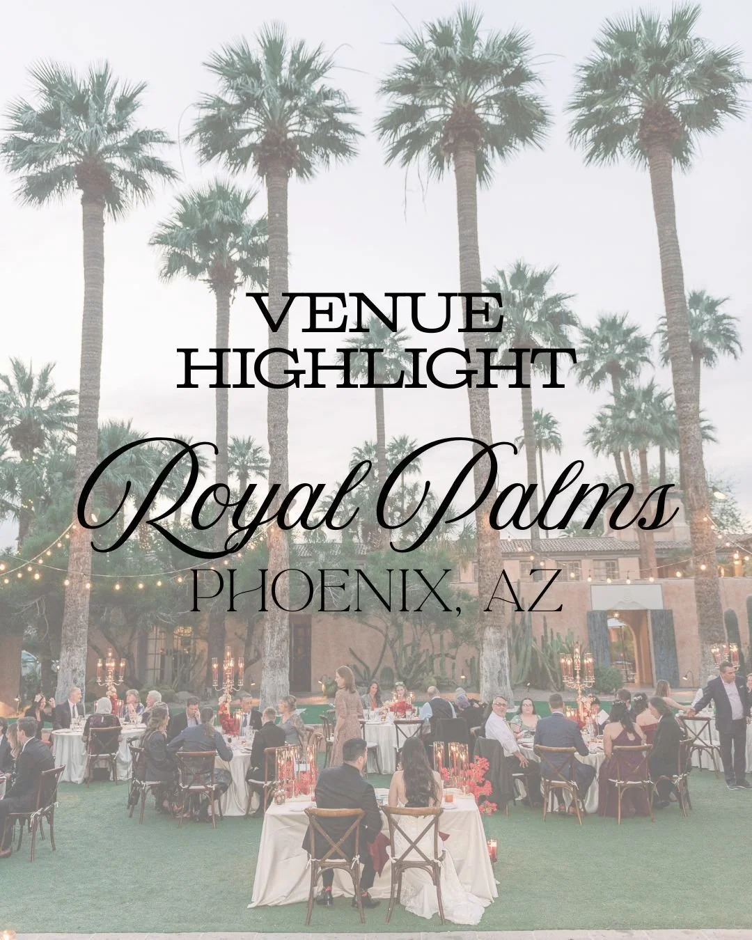 There&rsquo;s a reason weddings at Royal Palms Resort and Spa always feel so special &hearts;️ 

Royal Palms Resort and Spa is one of our absolute favorite places to celebrate love. From the stunning architecture and romantic atmosphere to the way ev