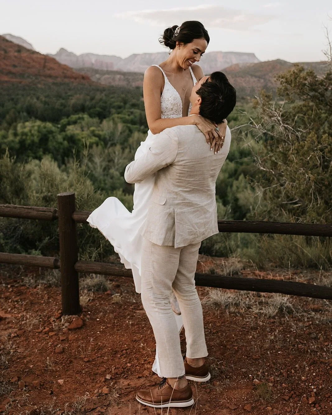 Lauren &amp; Ty | Sedona, AZ

From the stunning Sedona views to the incredible energy all night long, celebrating these two was such an honor. 

Photos by @madi.robison 

#verumlux #weddingdjs #sedonawedding #arizonaweddings #azbride