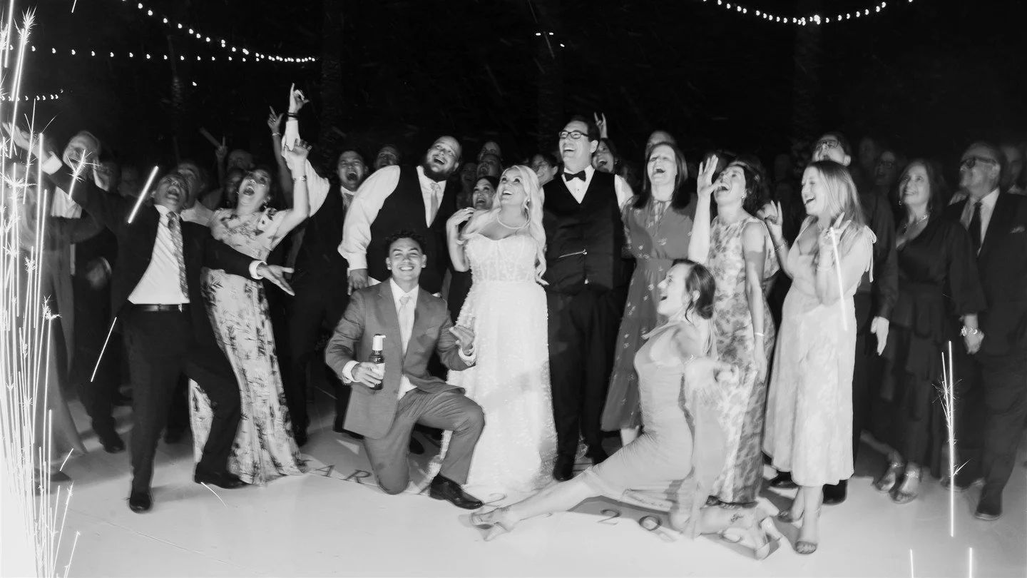 A packed dance floor, unforgettable moments, and a celebration to remember. 

We loved being part of this incredible wedding at Grand Hyatt Scottsdale, where we provided DJ services, a Photo Booth, and Cold Sparks to help bring the couple's vision to
