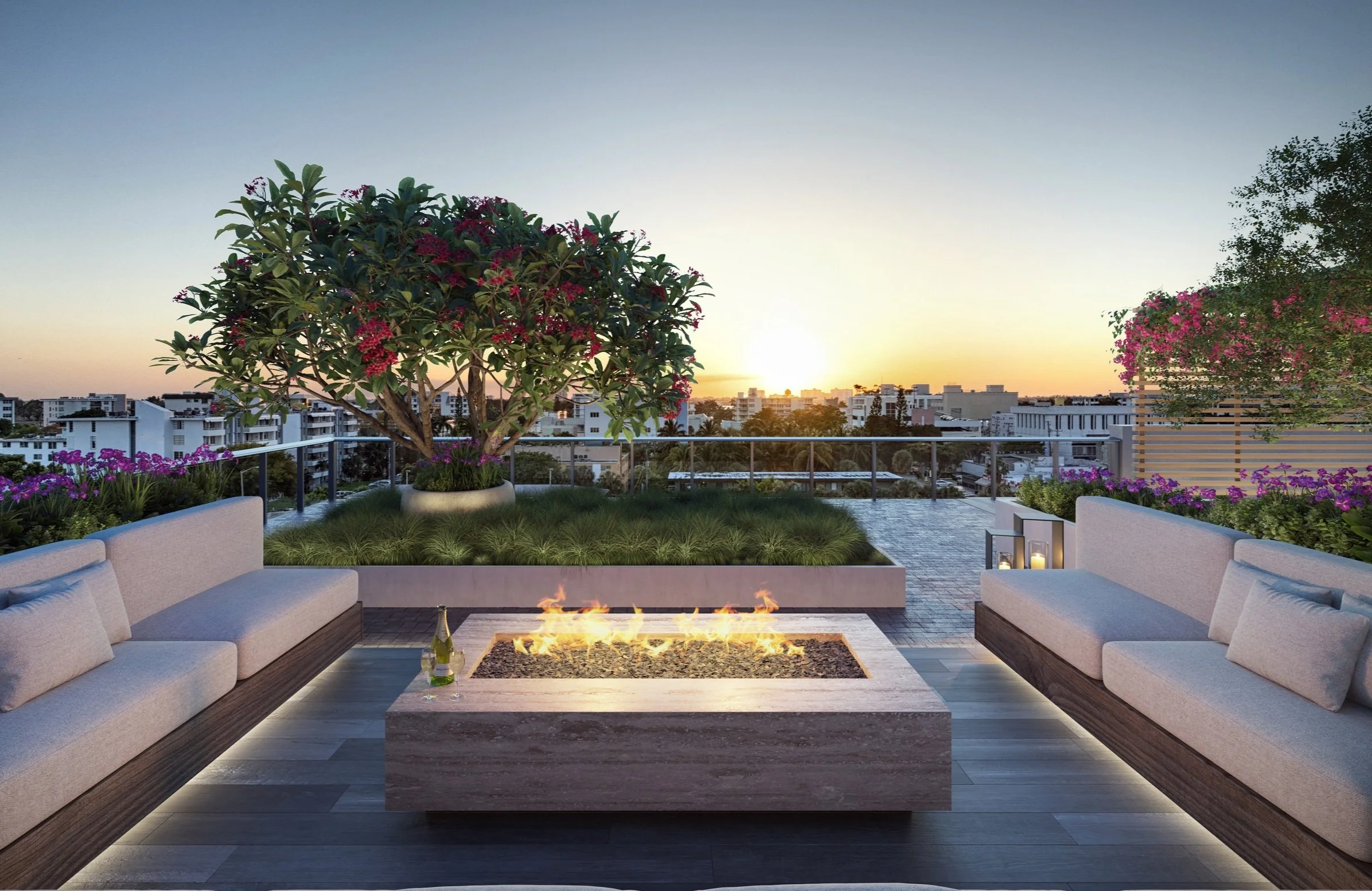 Rooftop Sunset Lounge