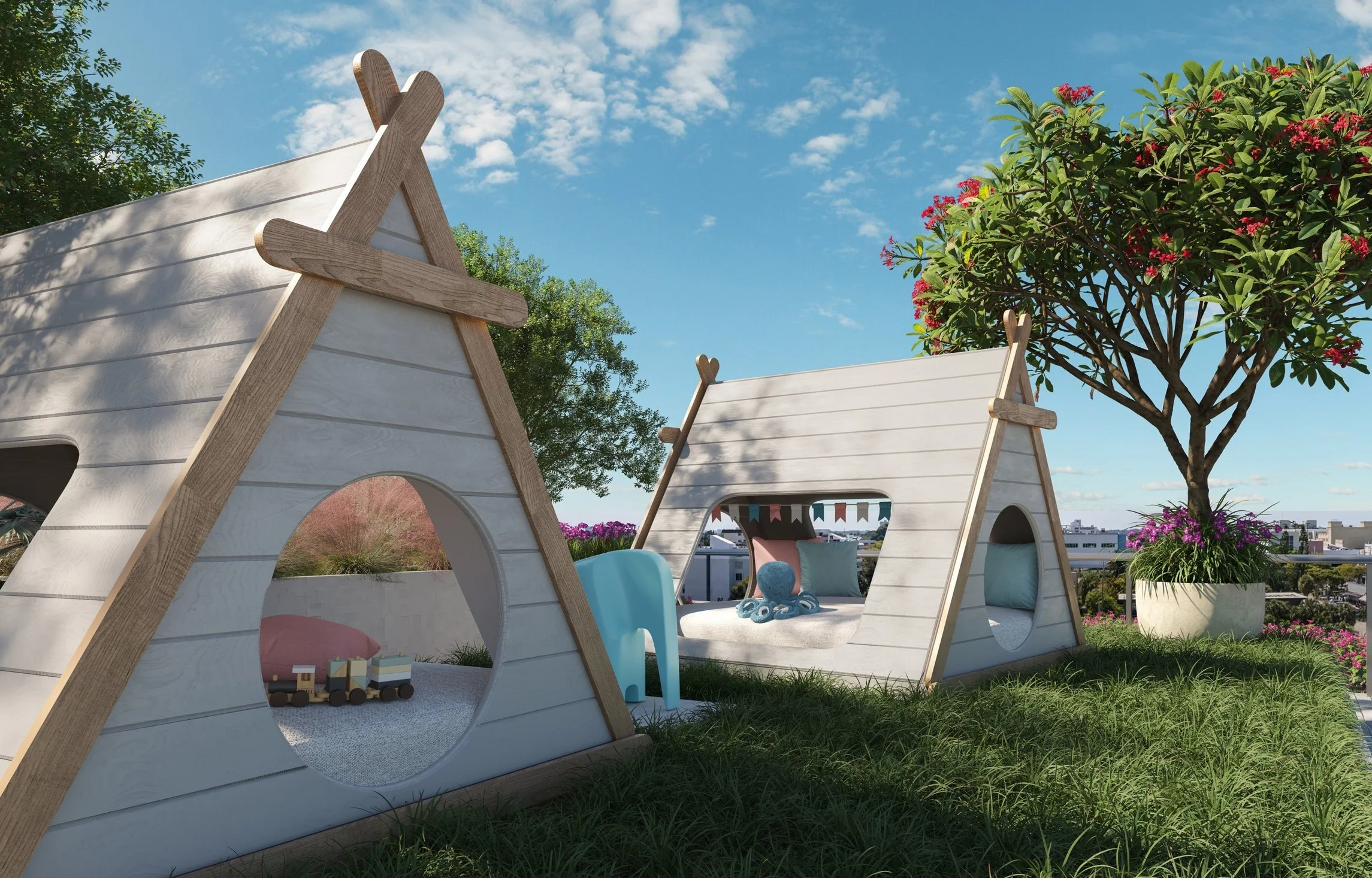Rooftop Kids Play Tents