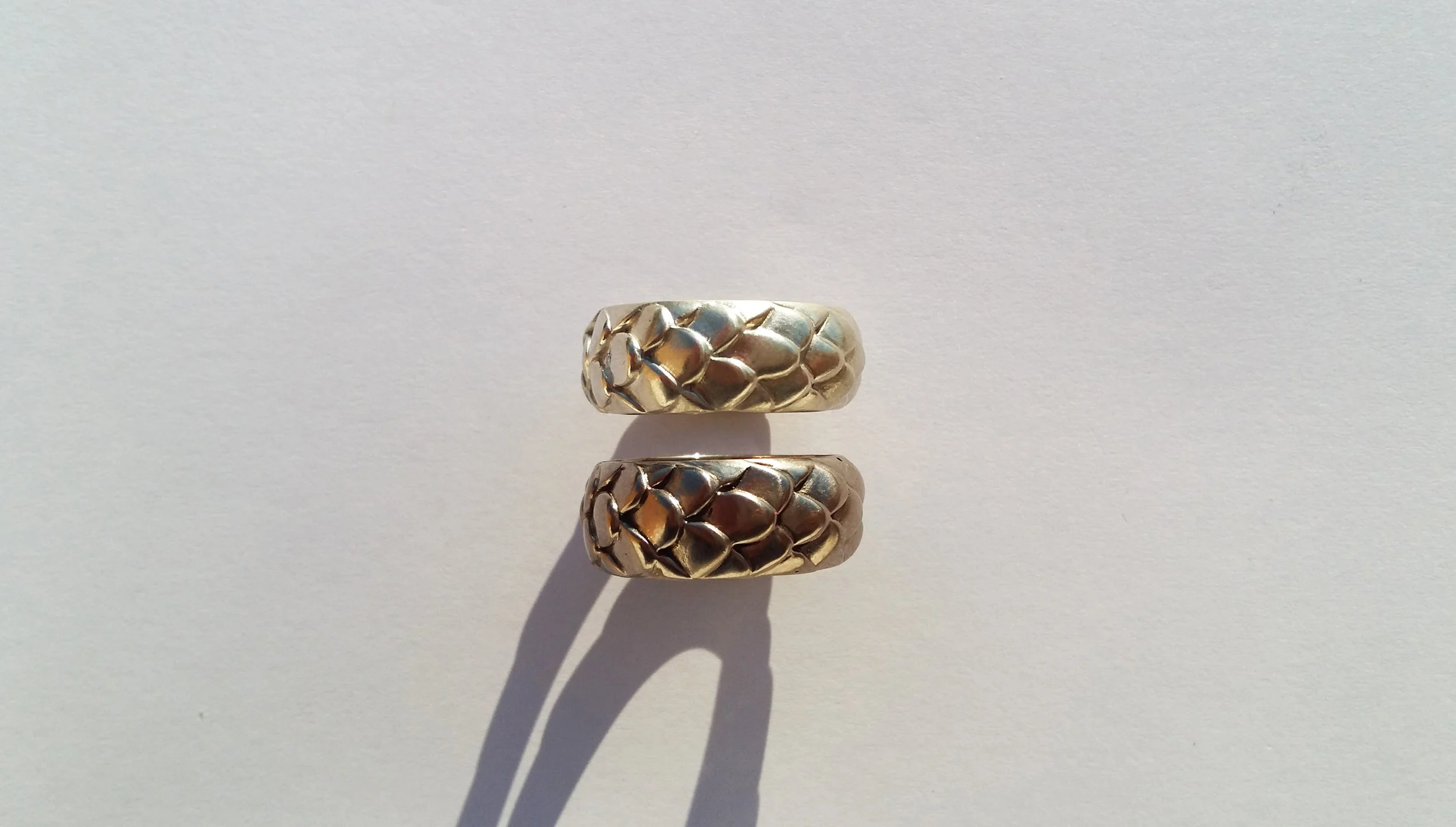 Bague Snake Skin en argent 925