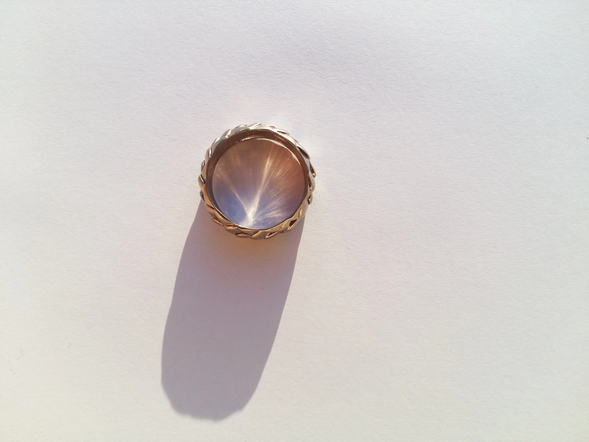 Bague Snake Skin en Or gris palladié non rhodié 18K