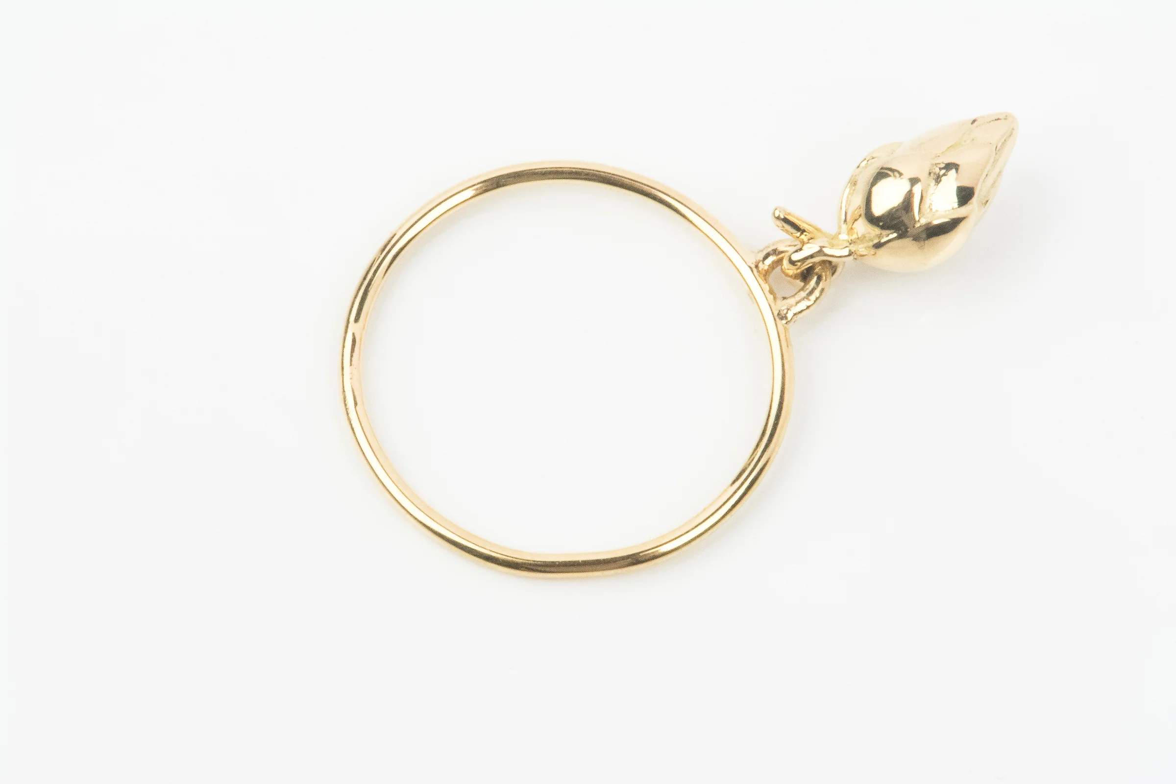 Bague Nénuphar en or jaune 18K