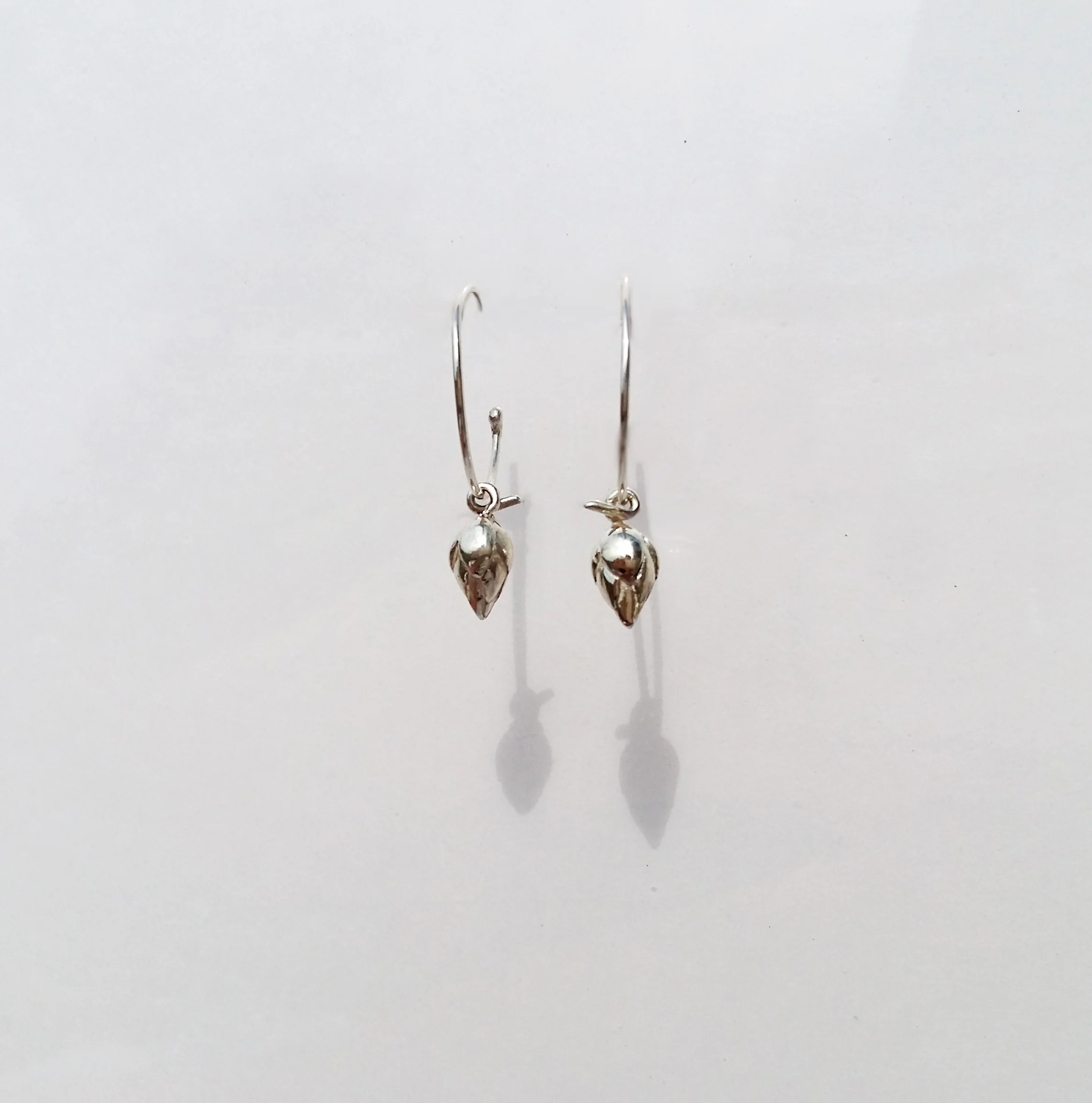 Boucles d’oreilles Nénuphar en argent 925
