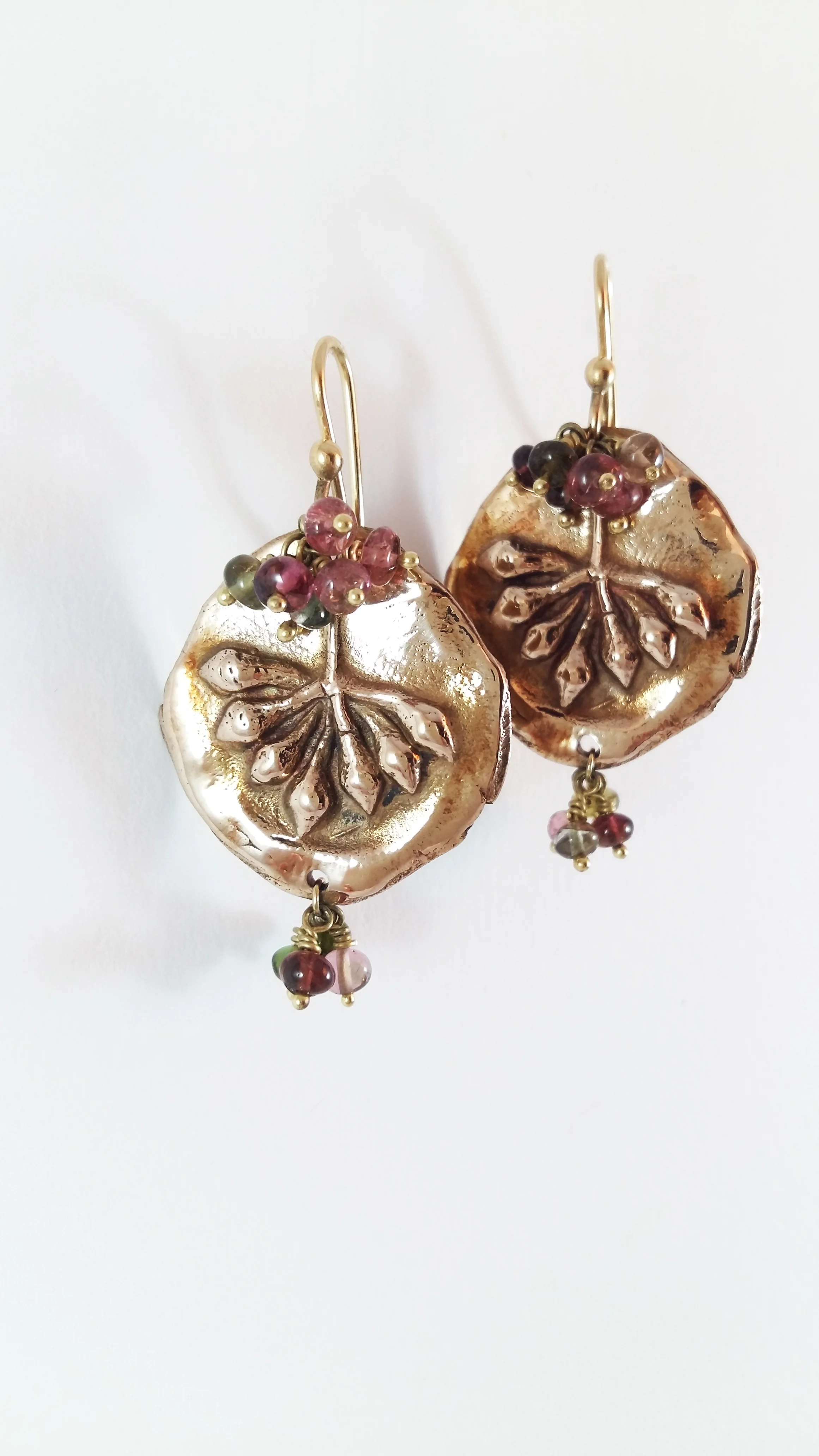 Boucles d’oreilles Lérins en Argent et une pampille en Labradorites