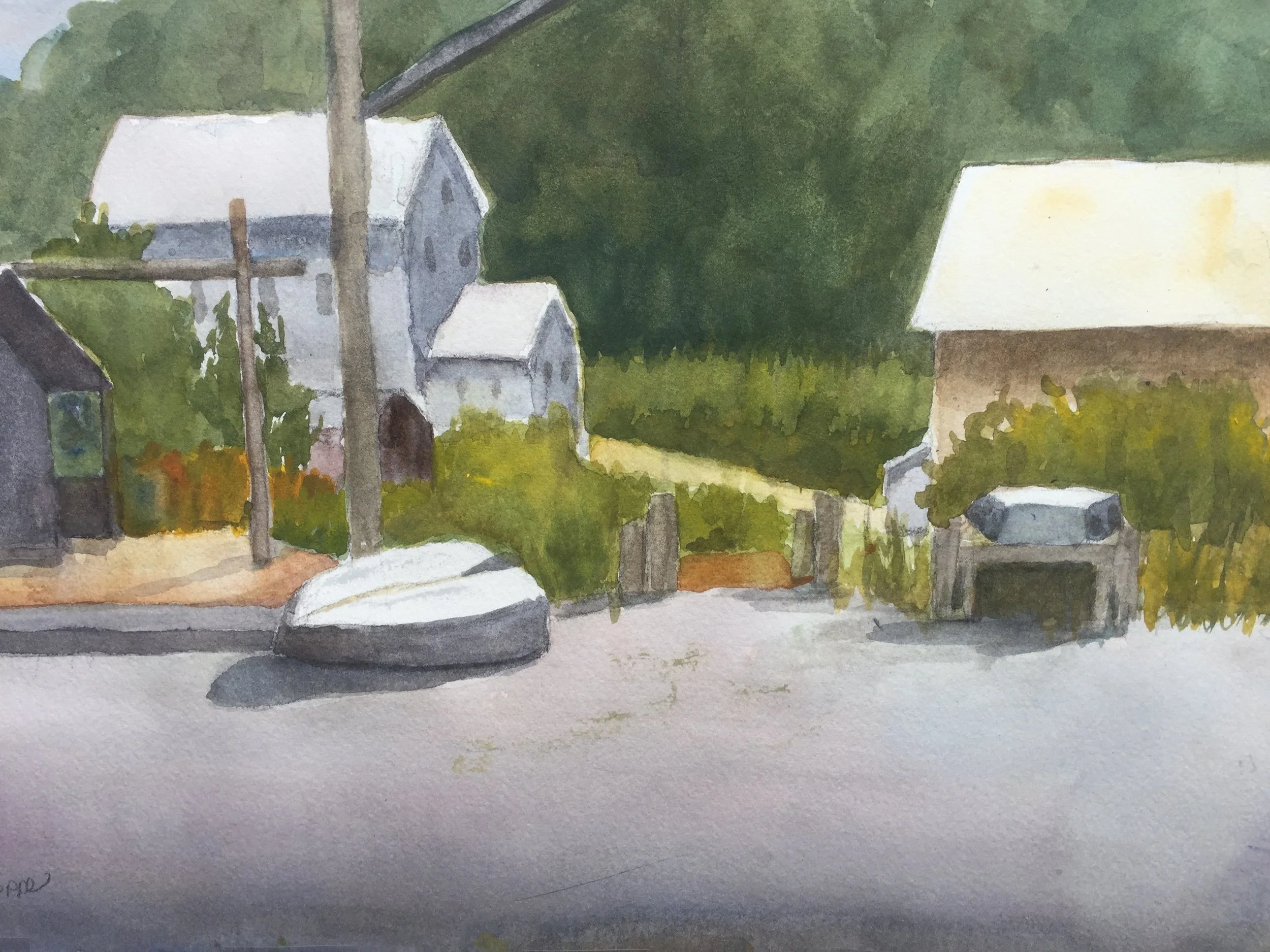 Quiet Day at the Boatyard