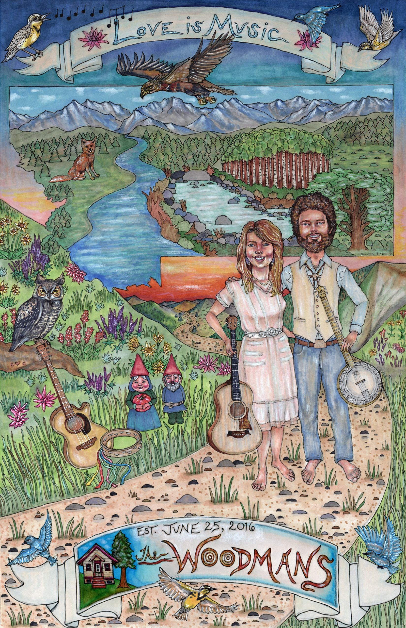 Callie and Chris Wedding Invite