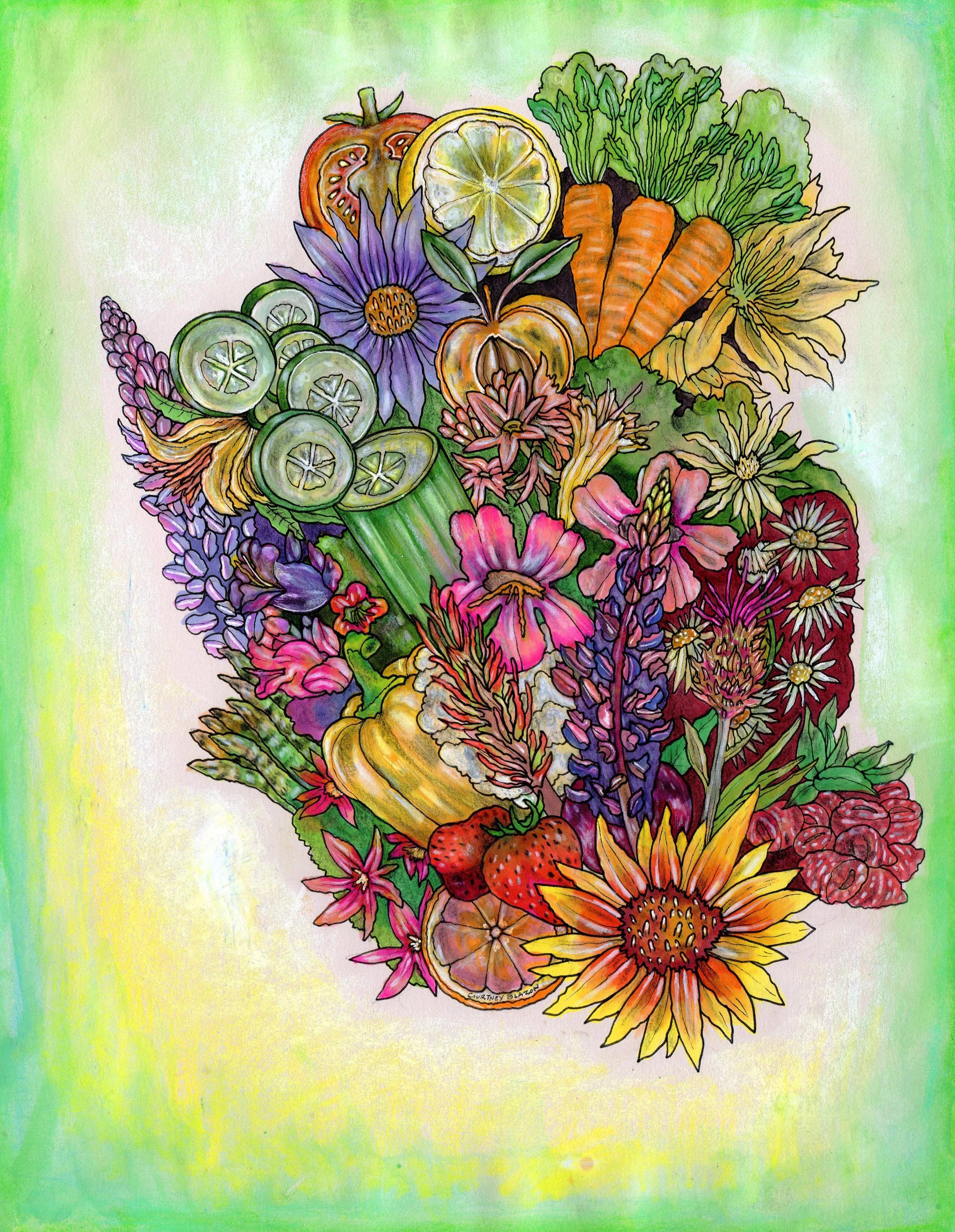 Fruit and Veggies and Flowers ART.jpg