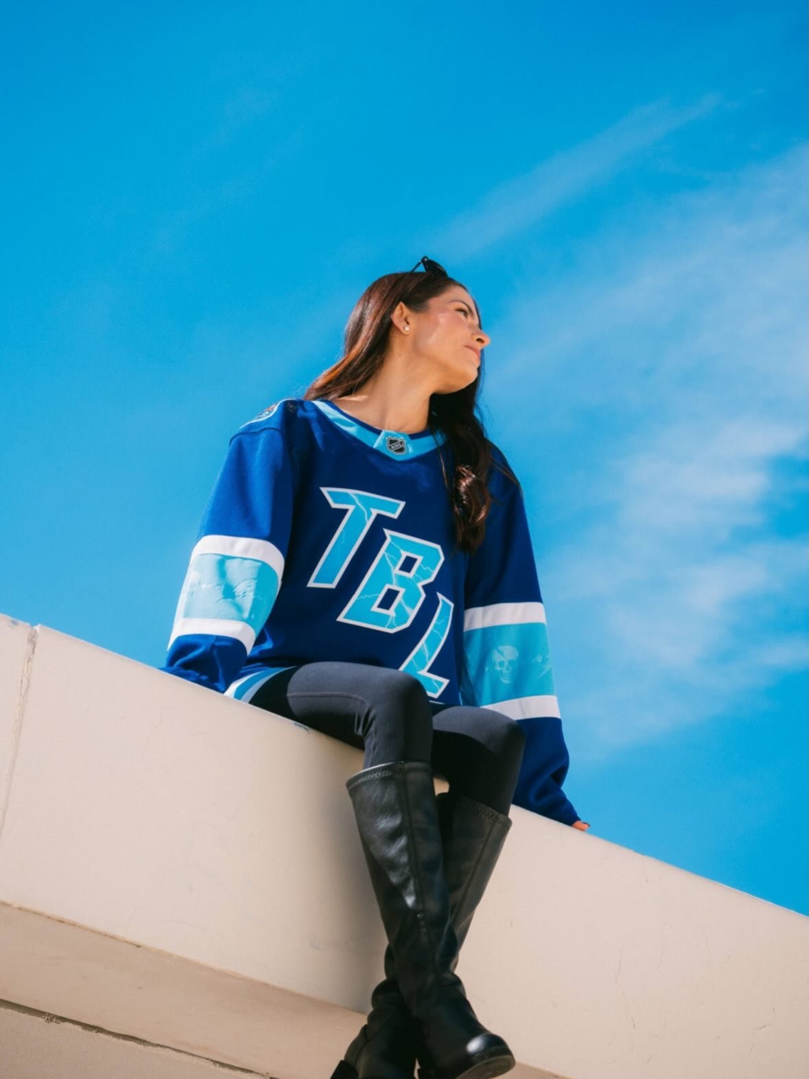 Around town with the new Stadium Series merch (available at @shoptbsports) hitting up all the iconic Tampa Bay spots in preparation for the big outdoor game next month!