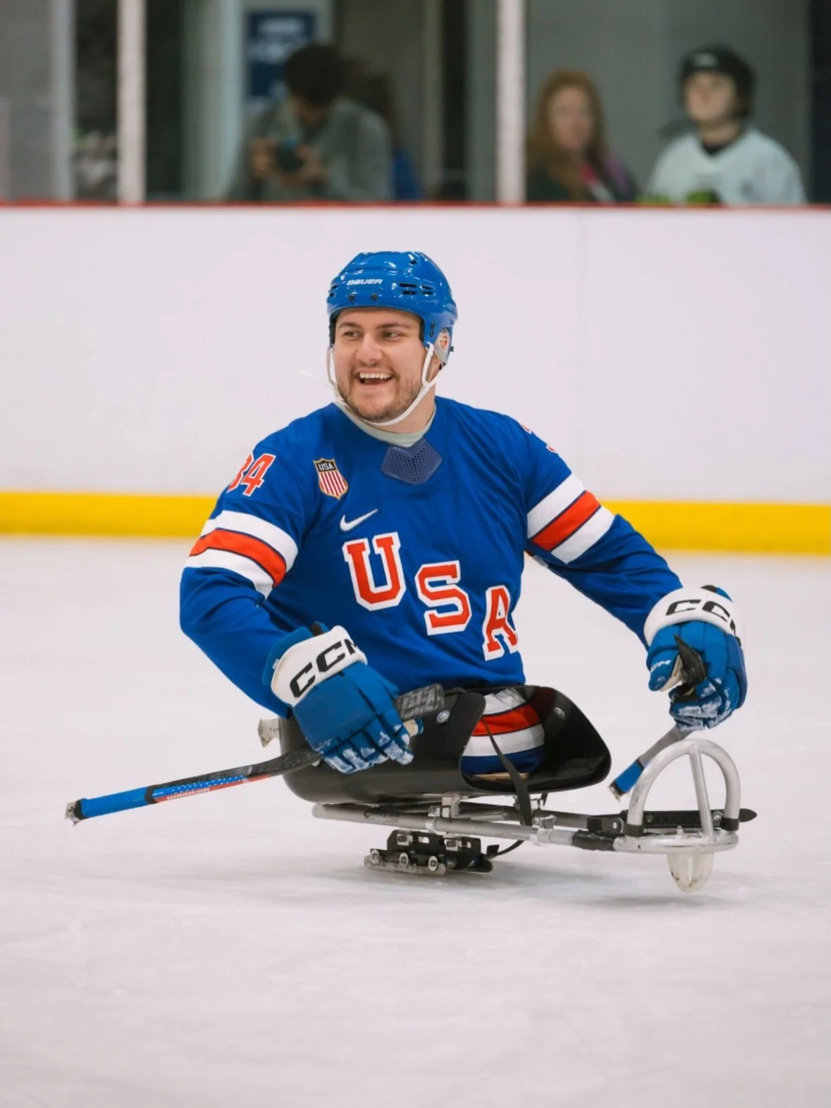 In honor of the Winter Olympics and Paralympics, here&rsquo;s a glimpse inside the Lightning Development Program. Kids with seeing impairments passing a puck that makes sounds along with sled hockey practice and an open skate with the coaches and kid