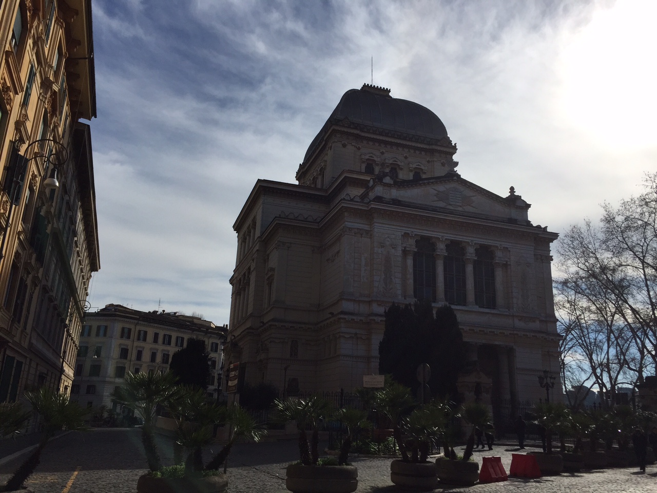 The synagogue in the Jewish quarter. Photo by Max Siskind.