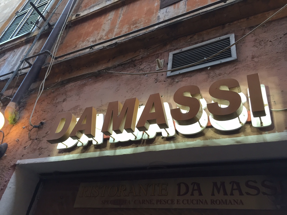   Outside of Ristorante Da Massi. Good spot to stumble into for some pasta. Photo by Max Siskind.  