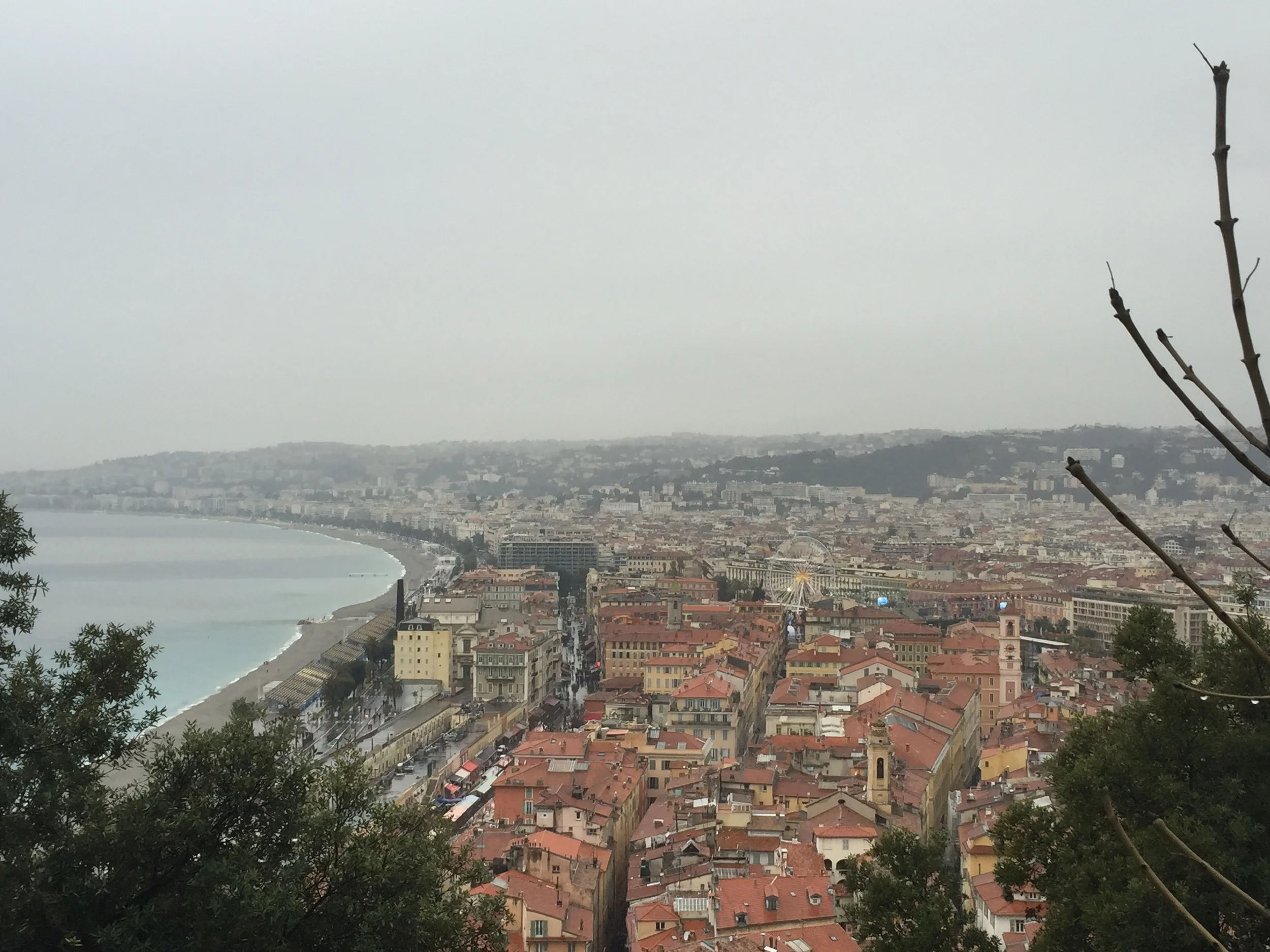 The view from the top. Here you can see everything from the coastline to the ferris wheel of the Carnival. Photo by Max Siskind.