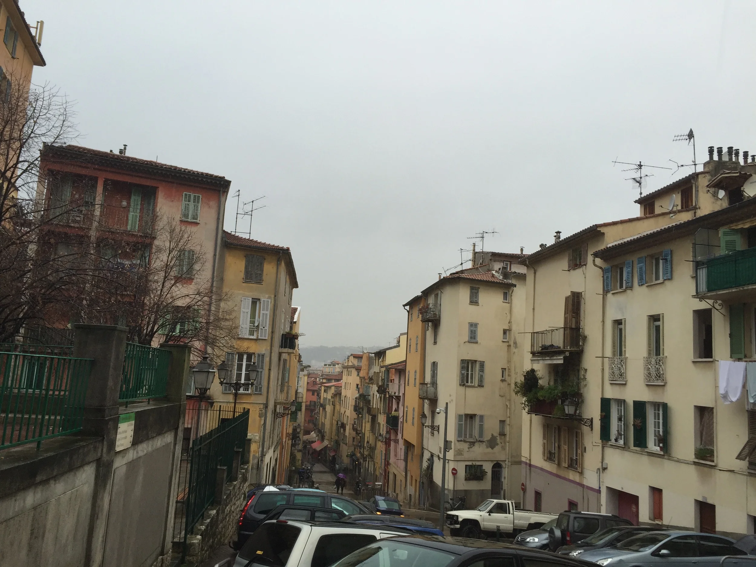 The view of some of Old Town Nice on the walk up to the Chateau. Photo by Max Siskind.
