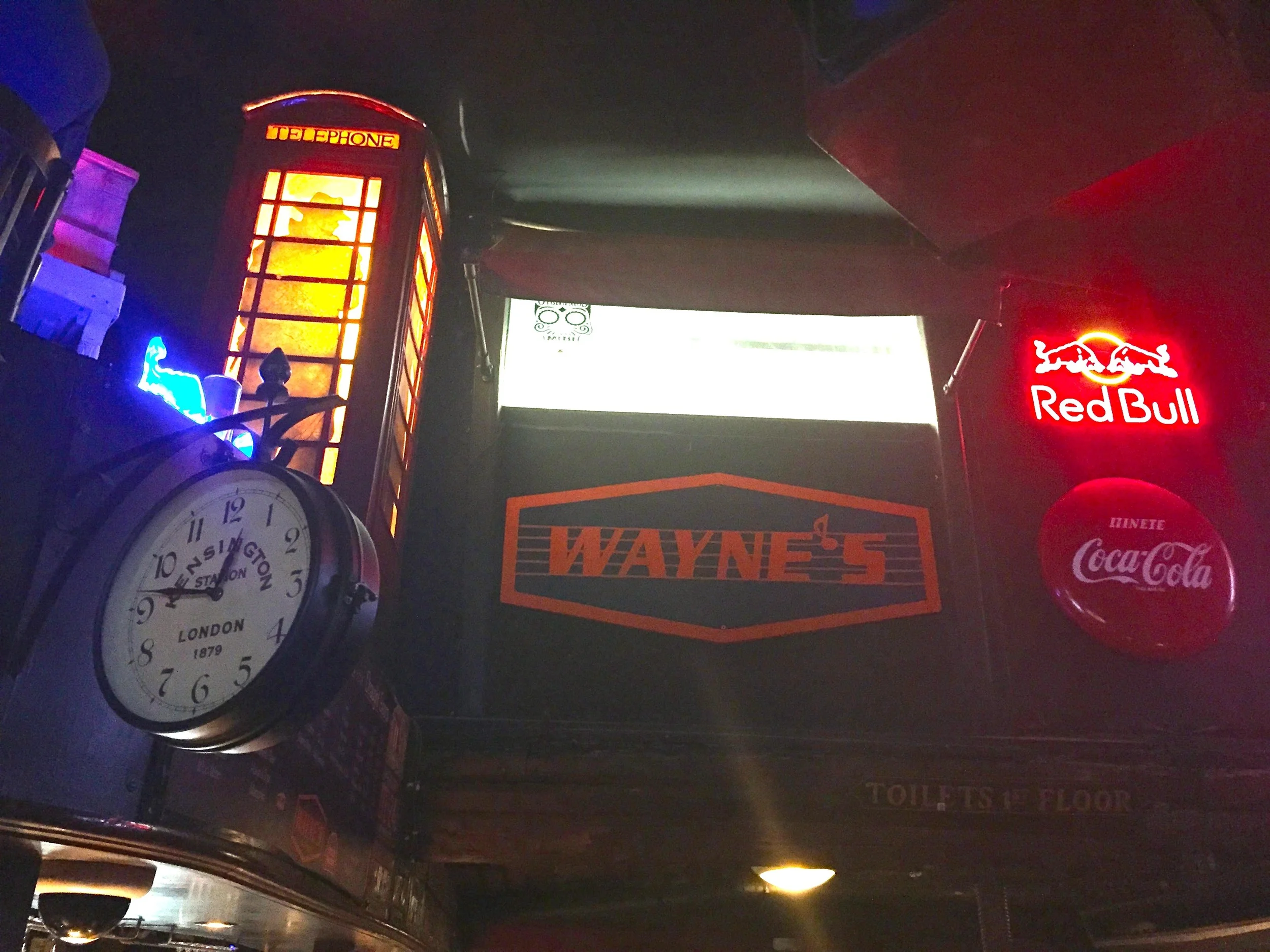 Sorry for the poor quality of this photo, but I was inside a dark, crowded bar. What more do you want from me? Photo by Max Siskind.