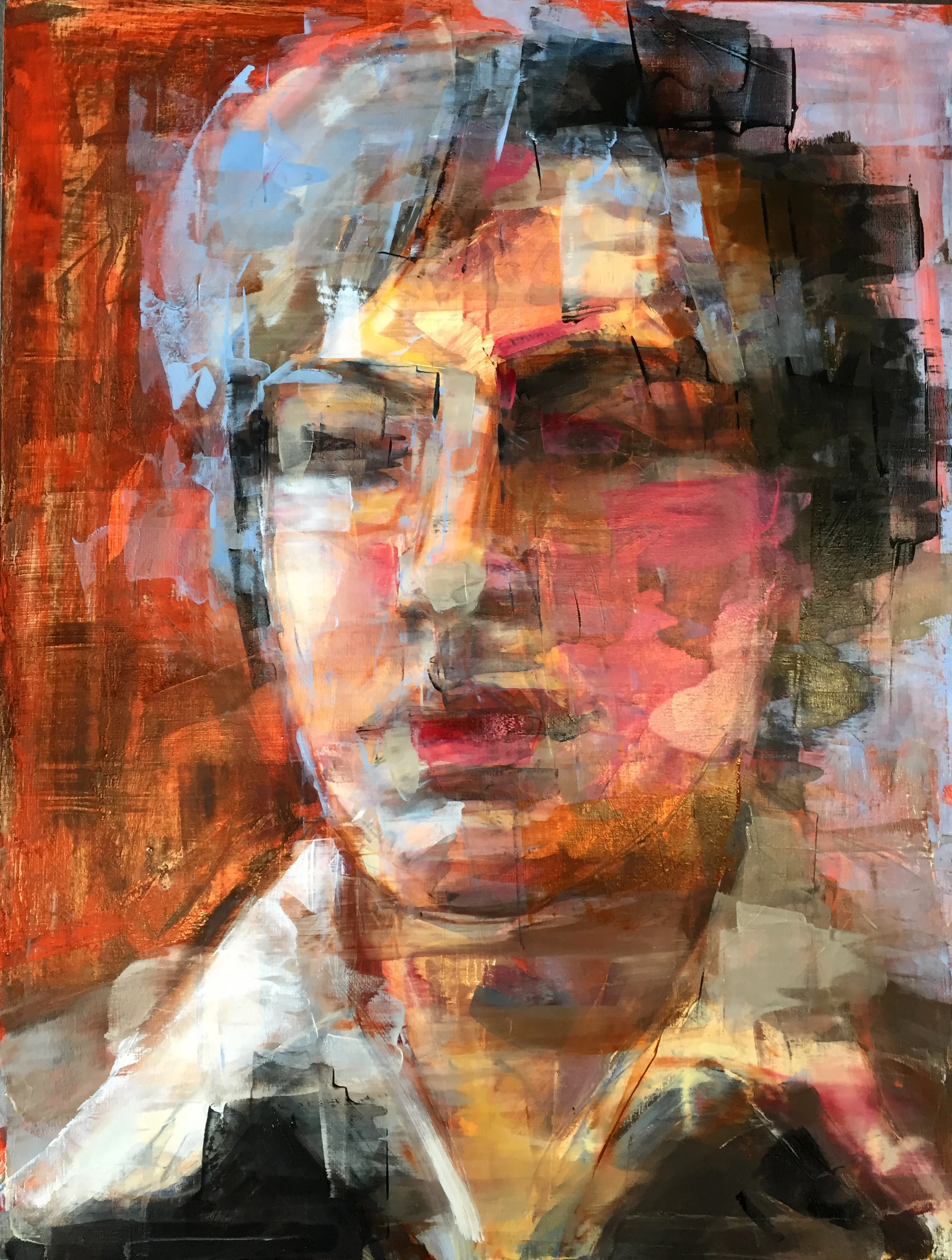 GGB in the Studio 2015 Oil on panel 24" x 18"