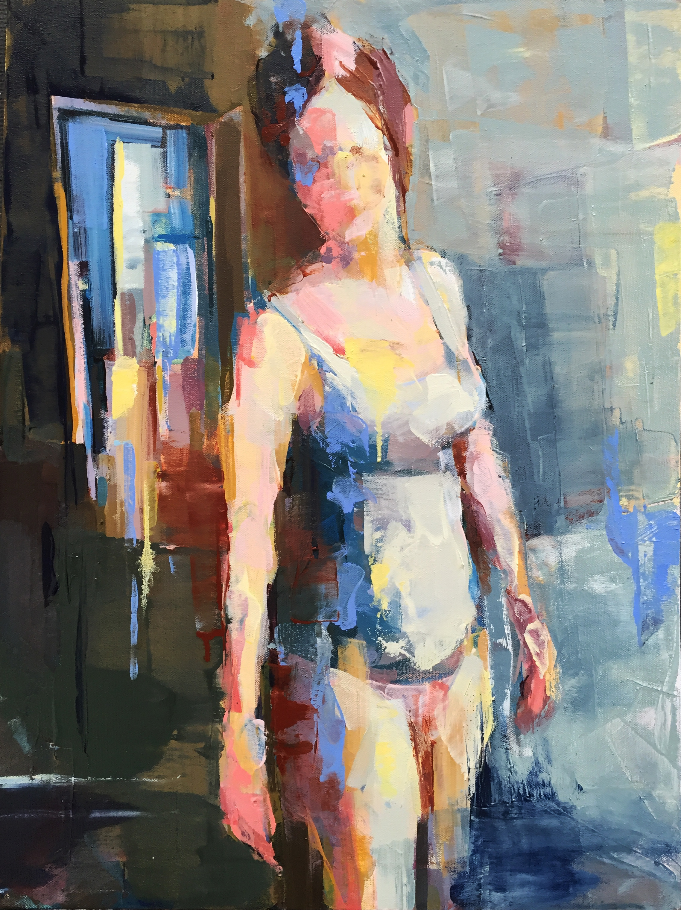 Pine Street 2016 Oil on canvas 30" x 24"