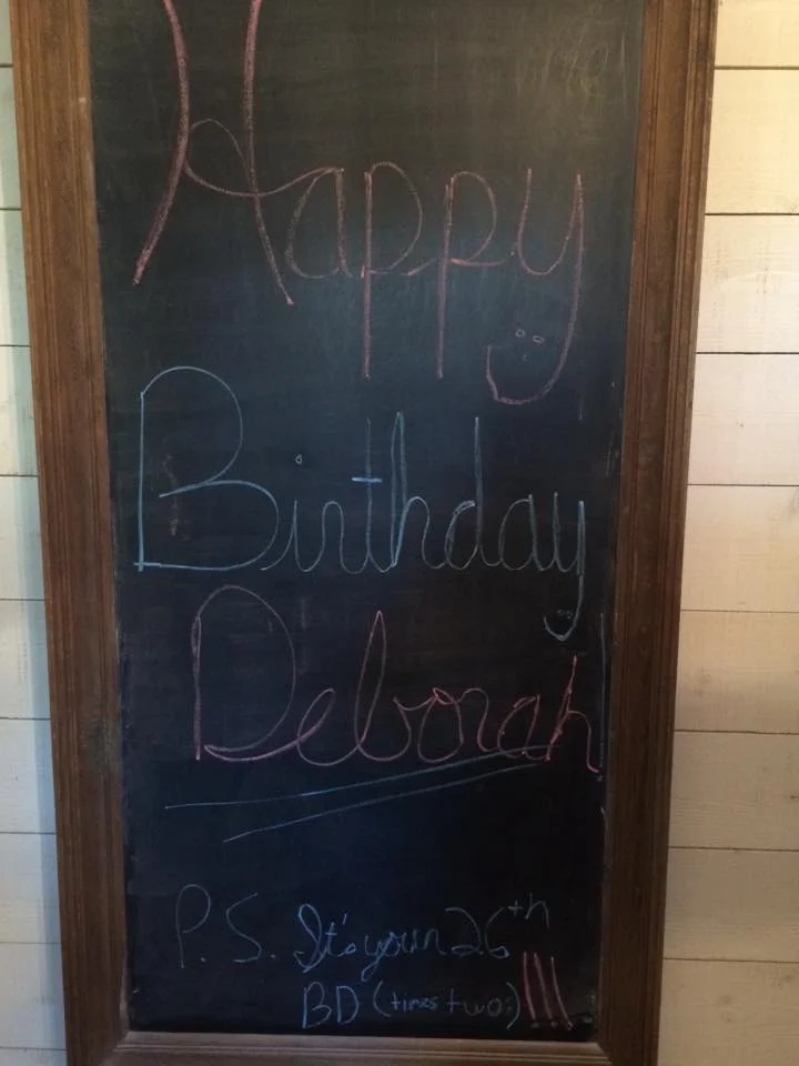 Thanks everyone for my birthday greetings, wishes and blessings....Shawn left me a message at home wishing me a happy 26th birthday (x2) smile emoticon