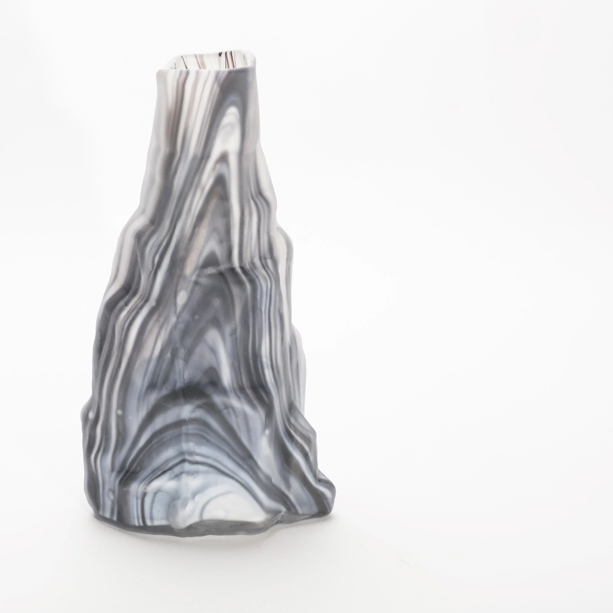 Crag Vase in Marble