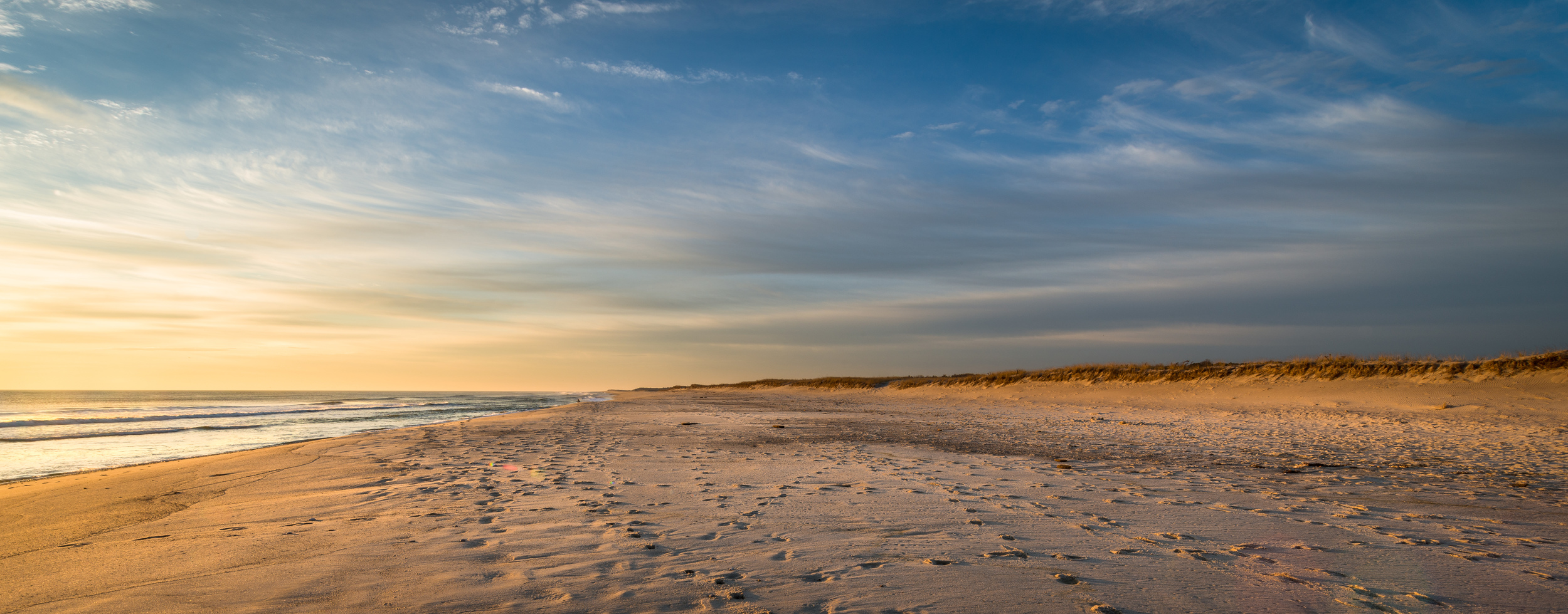 Footprints at Nauset Beach