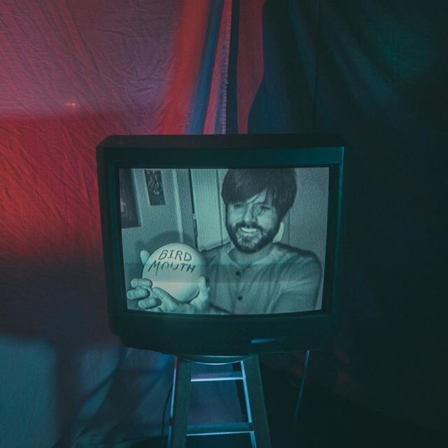 Picture within a picture!  This is me happily holding an oversized ostrich egg for you to see.  Oh, and I just released another song off of the upcoming Bird Mouth album titled &ldquo;I Hope You Do&rdquo;. Link is in the bio! .
.
.
#hope #you #do #bi
