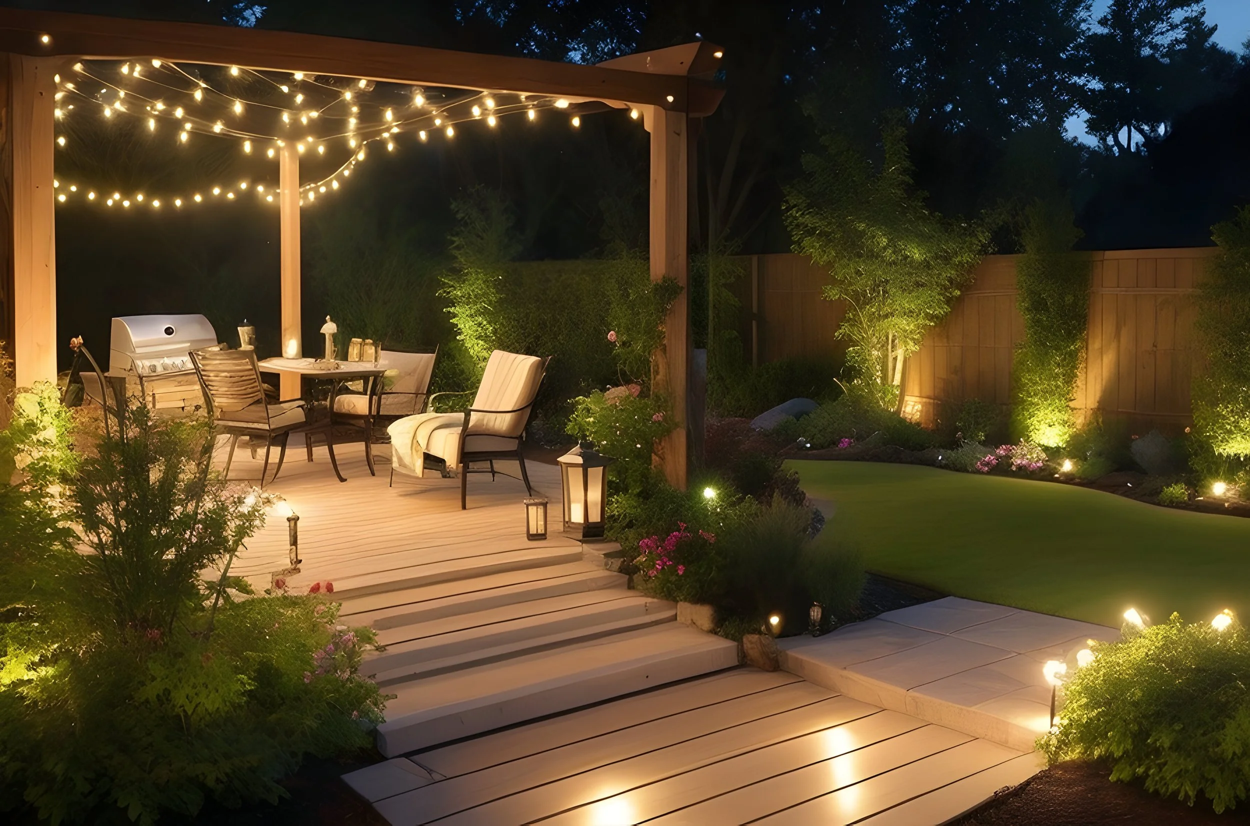 Modern Outdoor Garden Lights: Design Ideas for a Stunning, Well-Lit Landscape